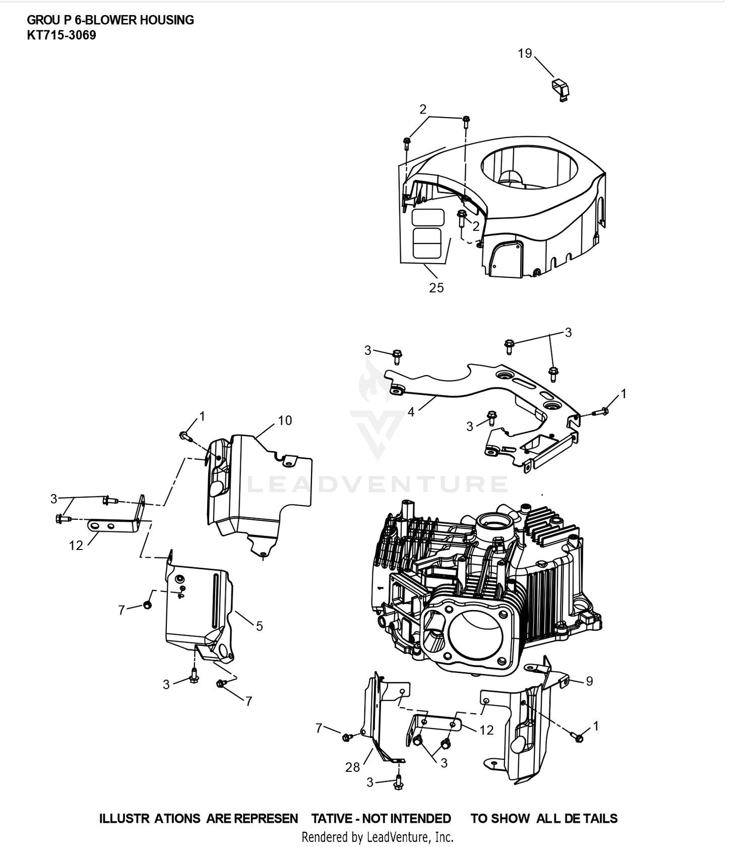 KT715-3069 Blower Housing
