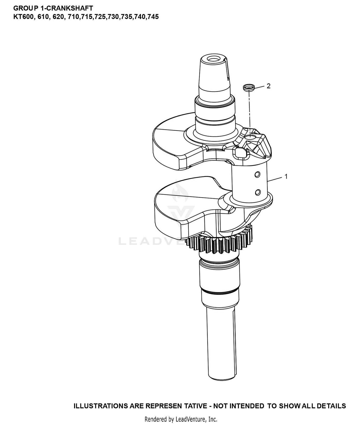 KT725-3112 CrankShaft