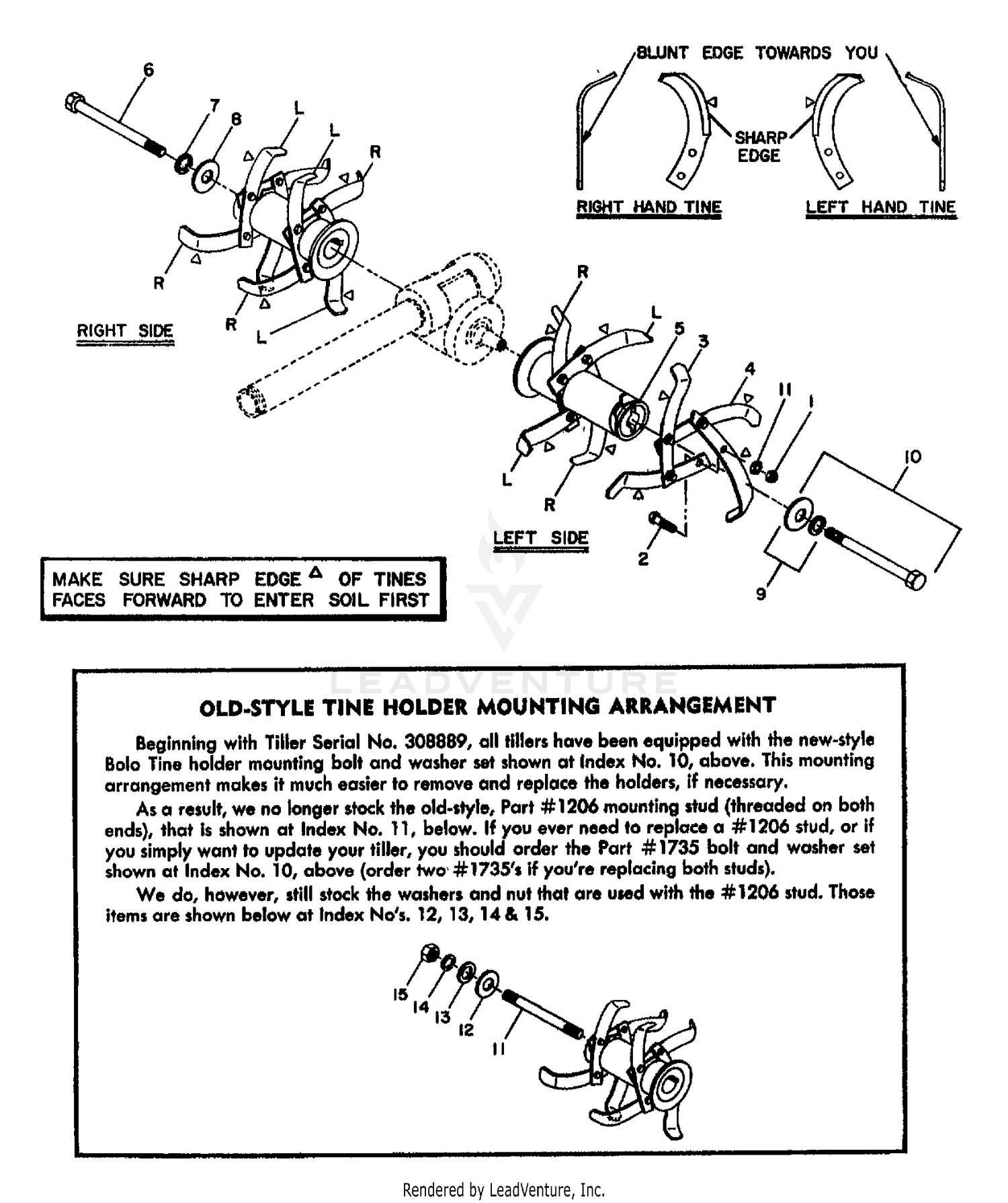BOLO TINES ASSEMBLIES