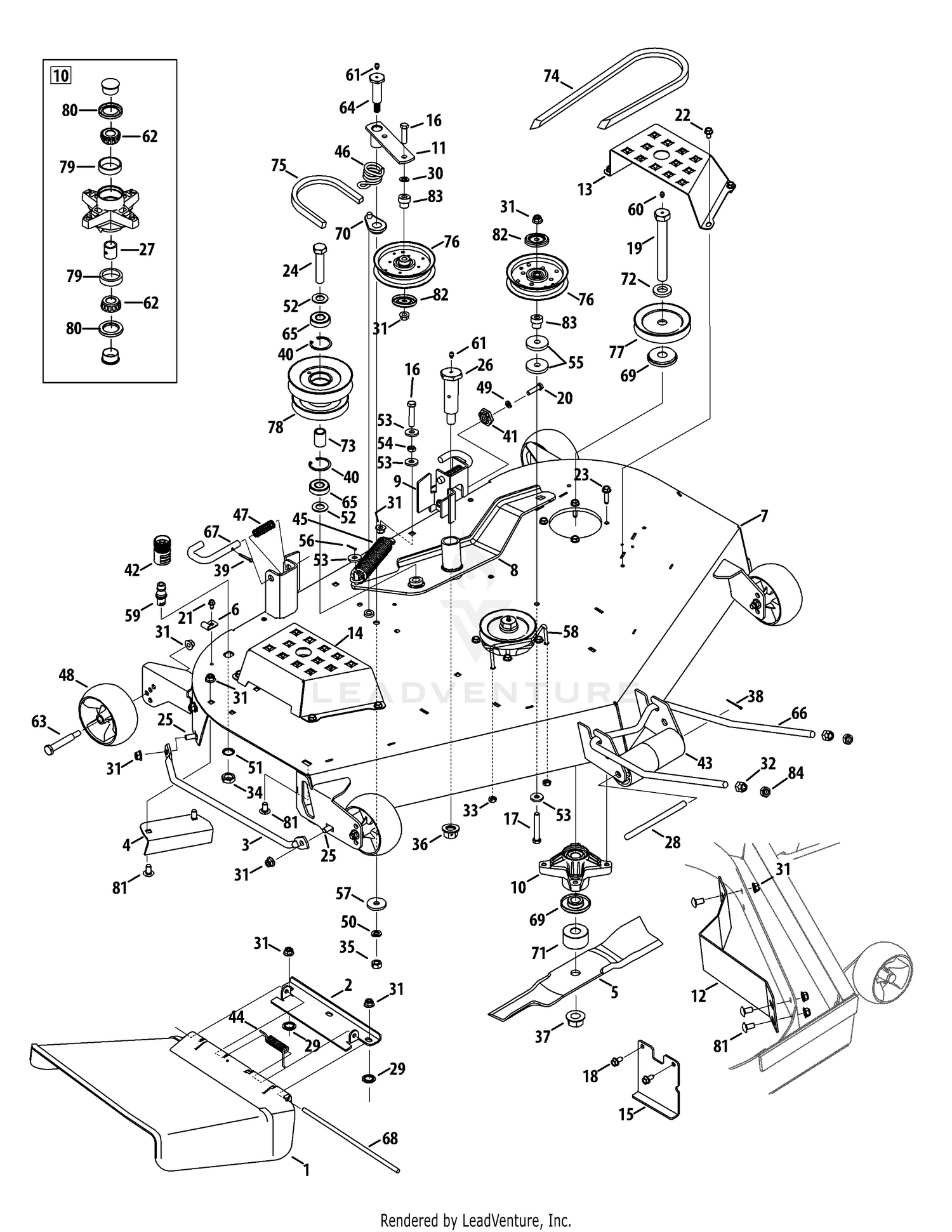 Cub cadet mower deck parts new arrivals