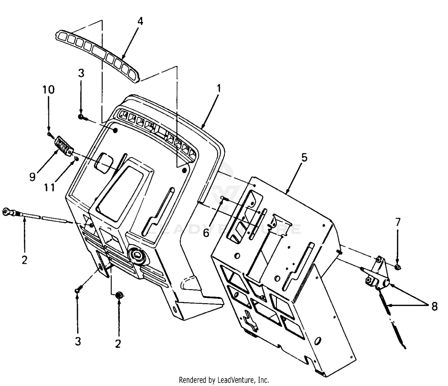 Pedestal, Instrument Panel & Engine Controls