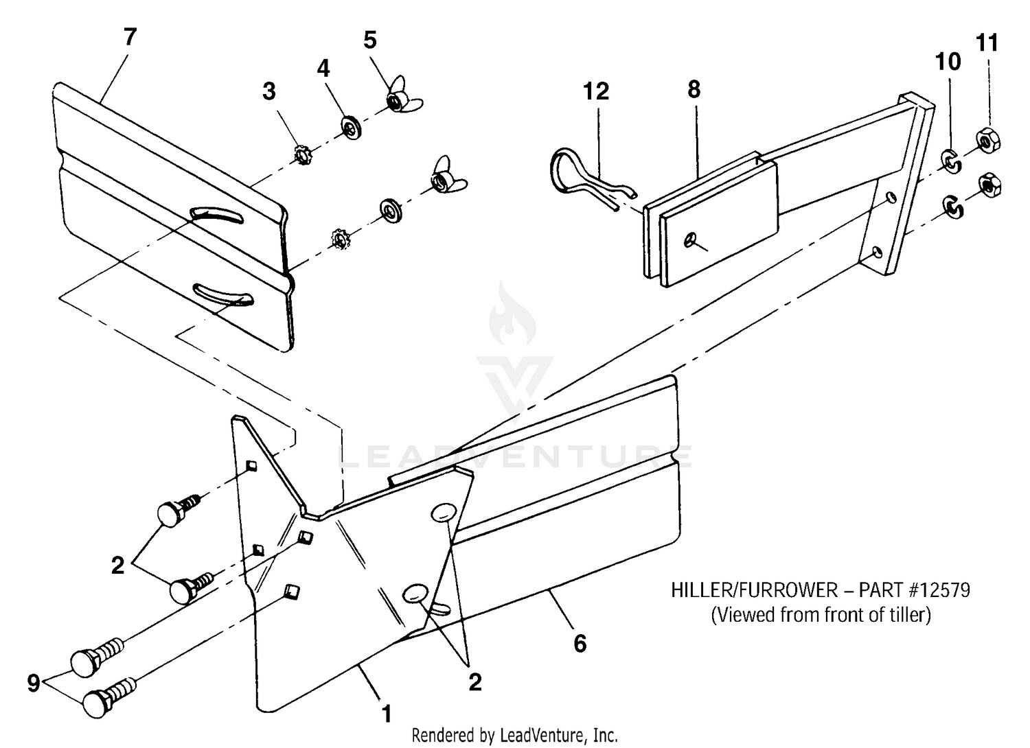 Hiller/Furrower Attachment