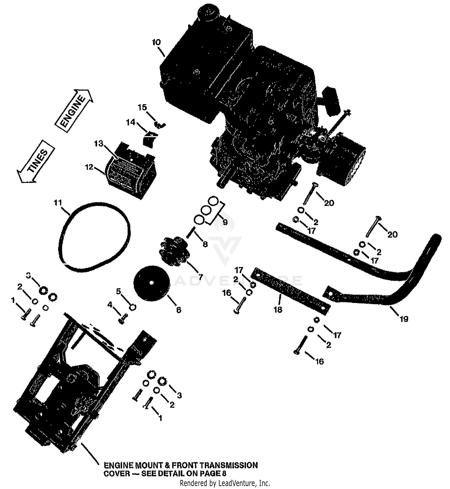 ENGINE, BELT & CARB GUARD