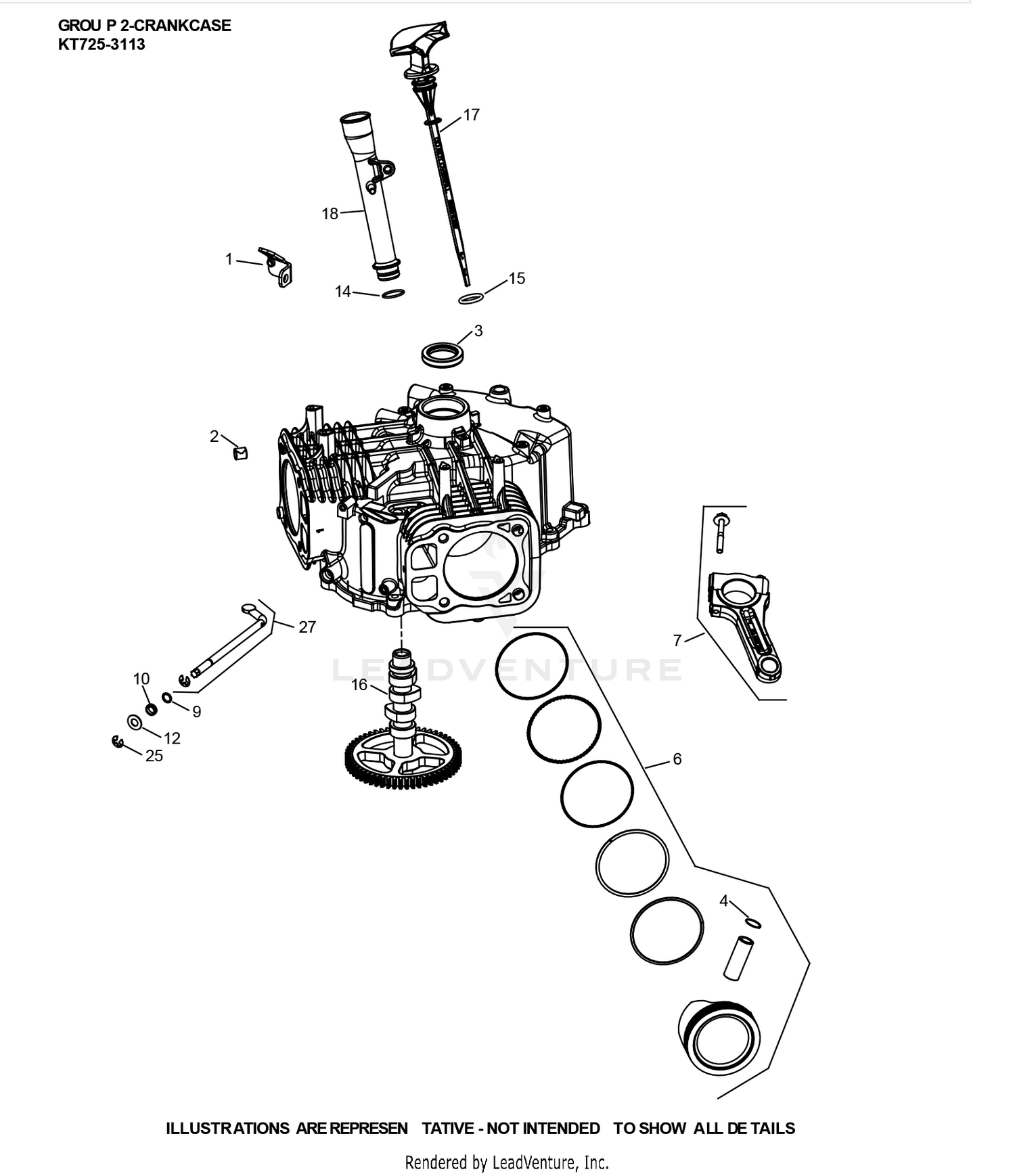 KT725-3113 CrankCase