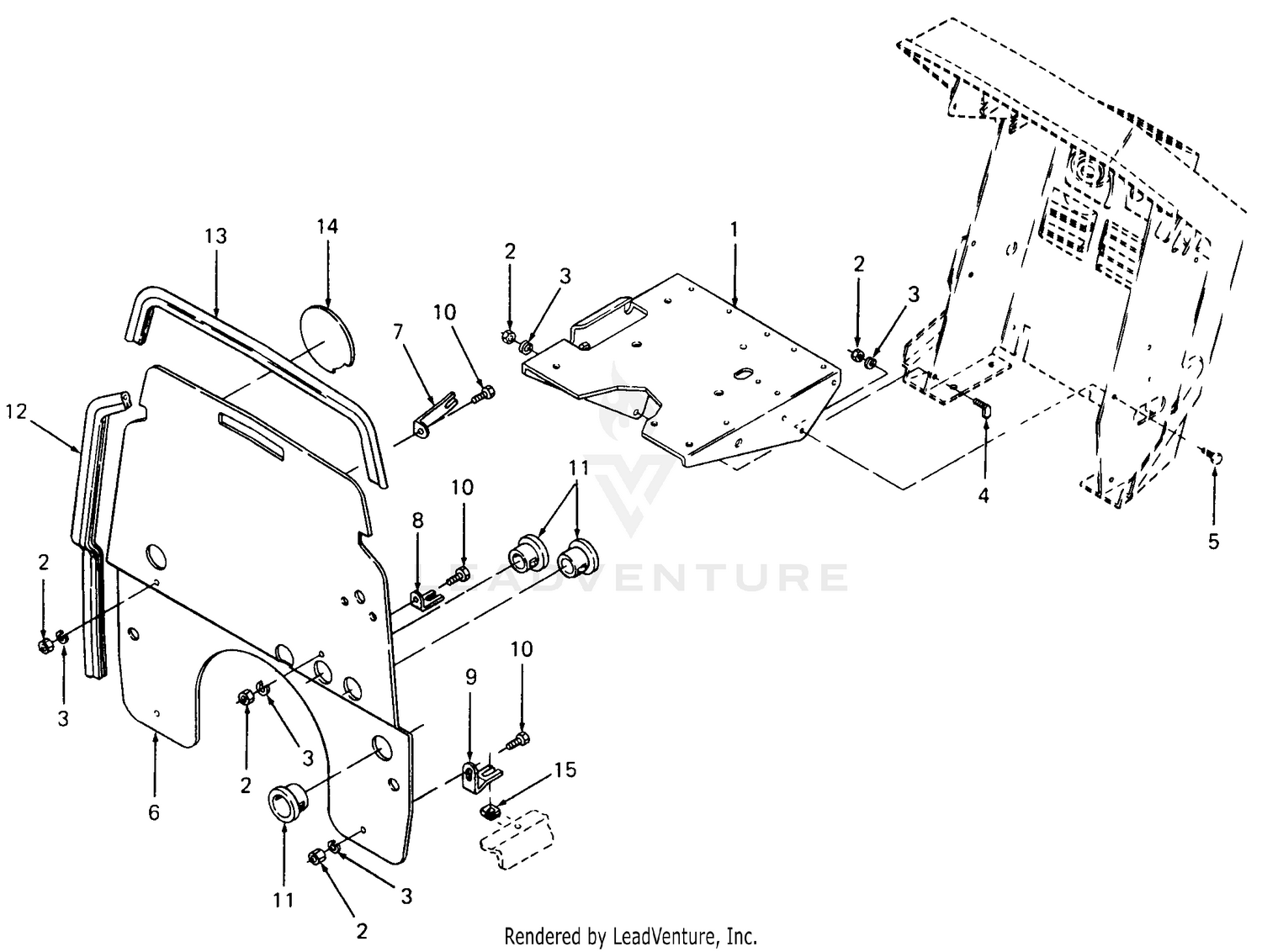 Battery Tray & Heat Baffle