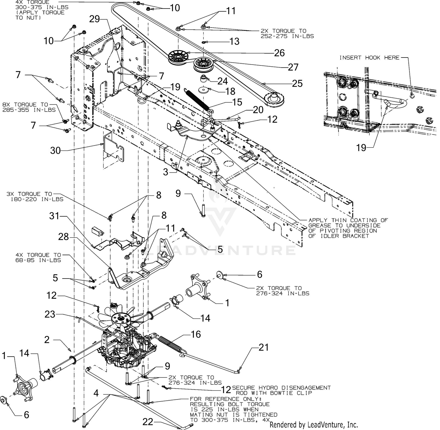 Cub cadet xt1 online transmission belt