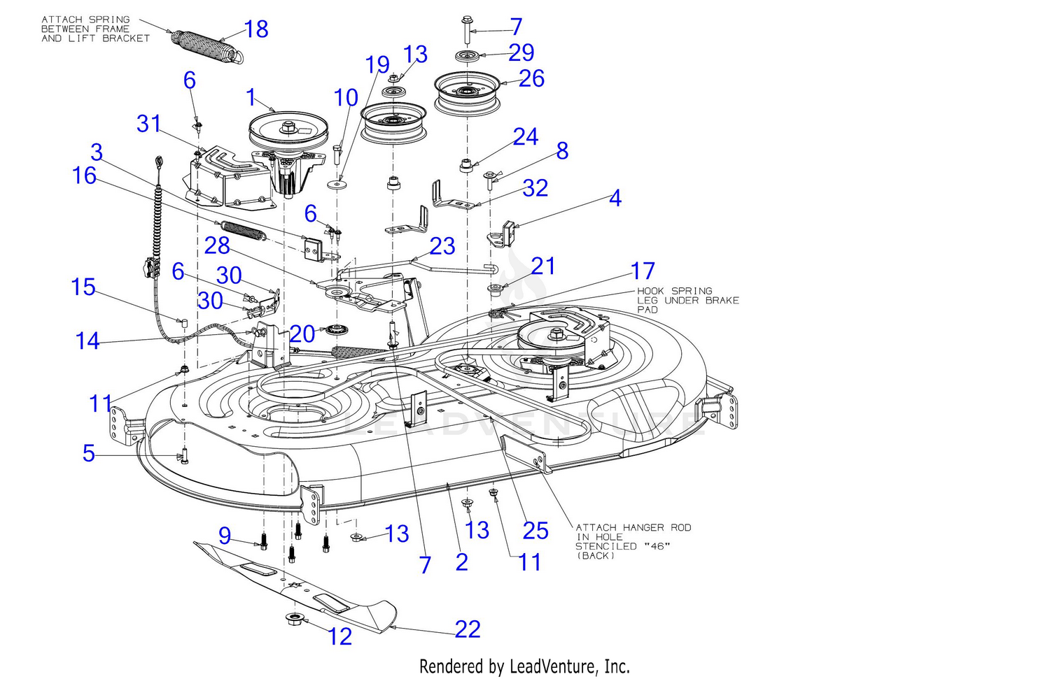 Cub cadet xt1 46 best sale deck belt