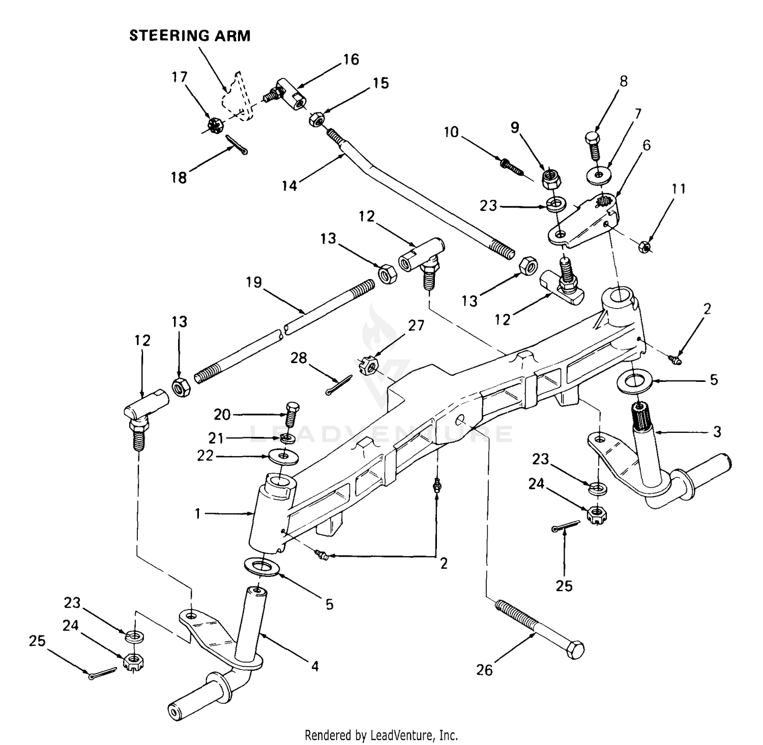 Front Axle And Connections
