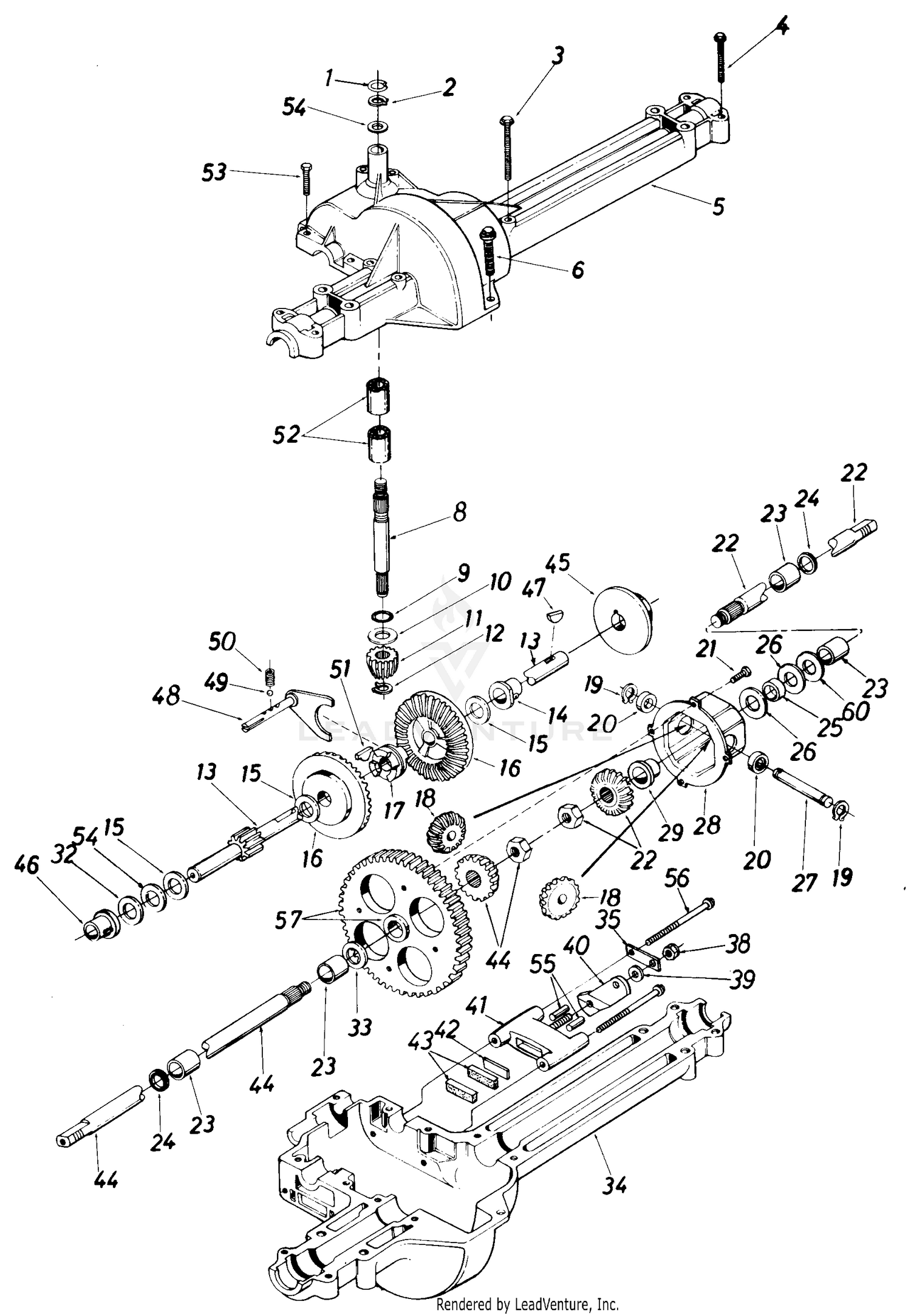 Single Speed Transaxle Right Hand