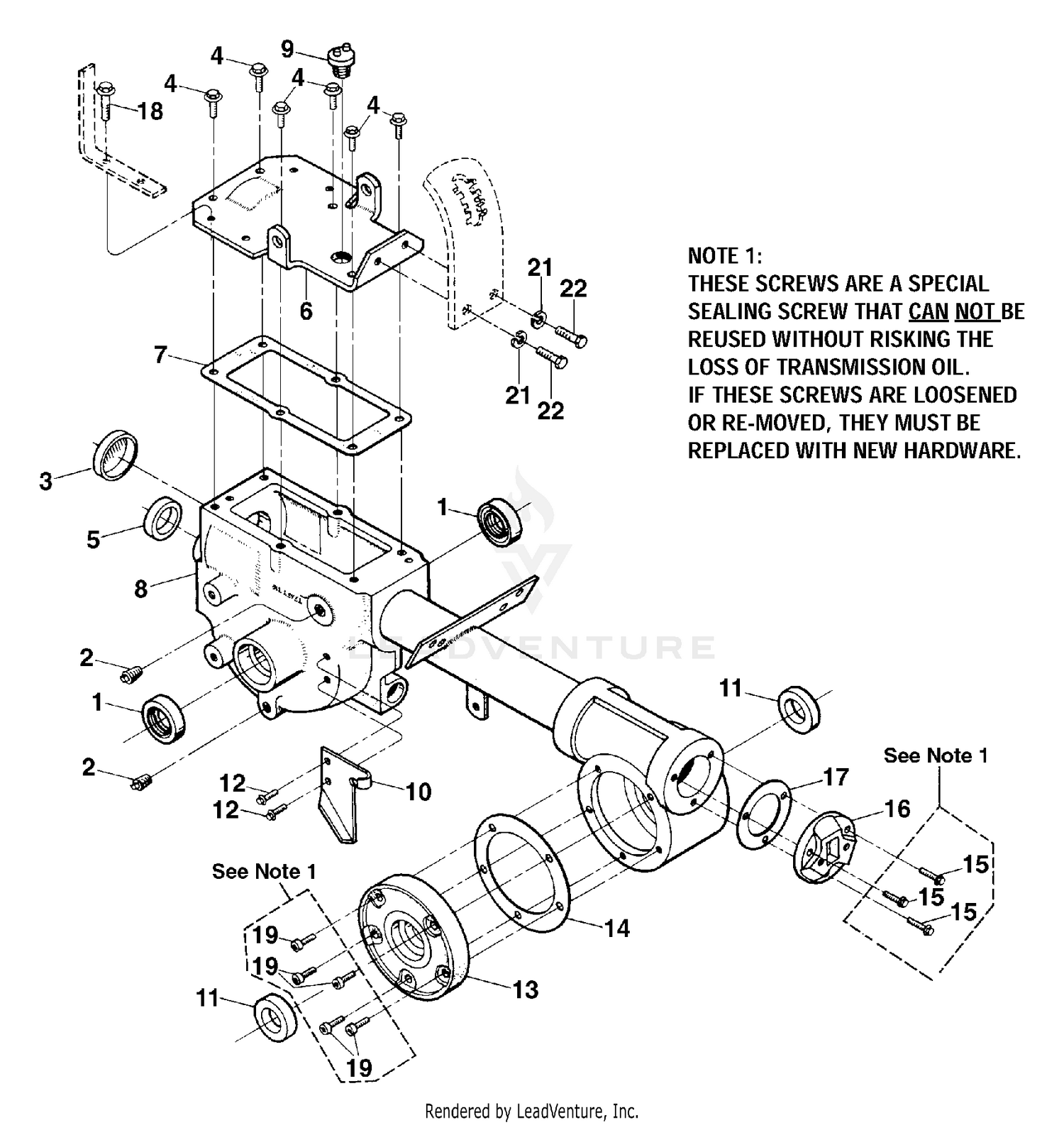 Transmission Housing, Covers, Seals, Gaskets & Plugs