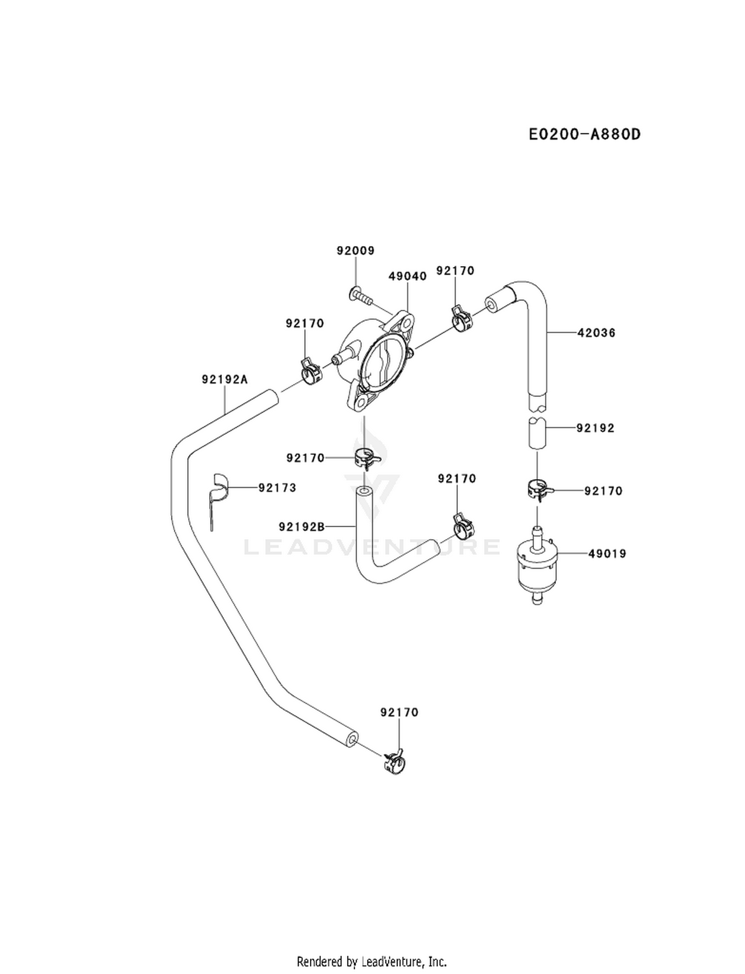 FX730V-BS28 FUEL TANK & FUEL VALVE