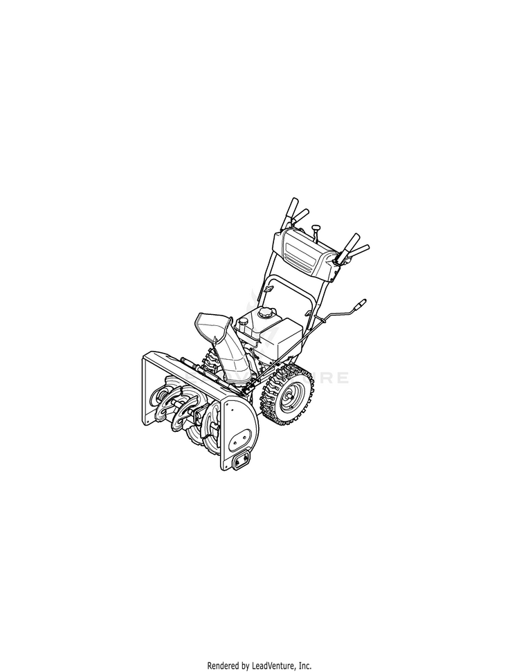 Craftsman By MTD 31AS62EE799 (247.889571) (2010) Snow Blower ...