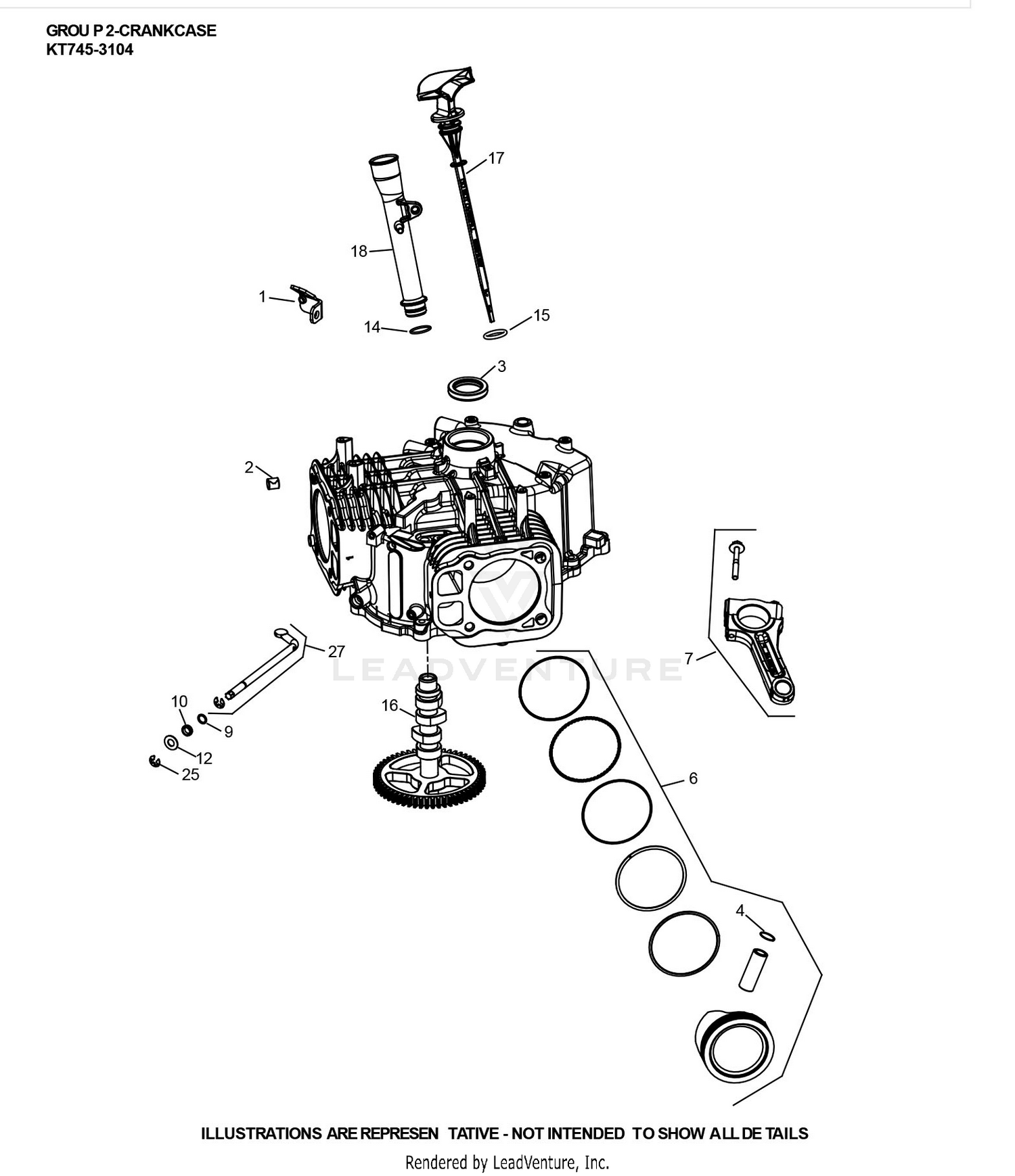KT745-3104 CrankCase