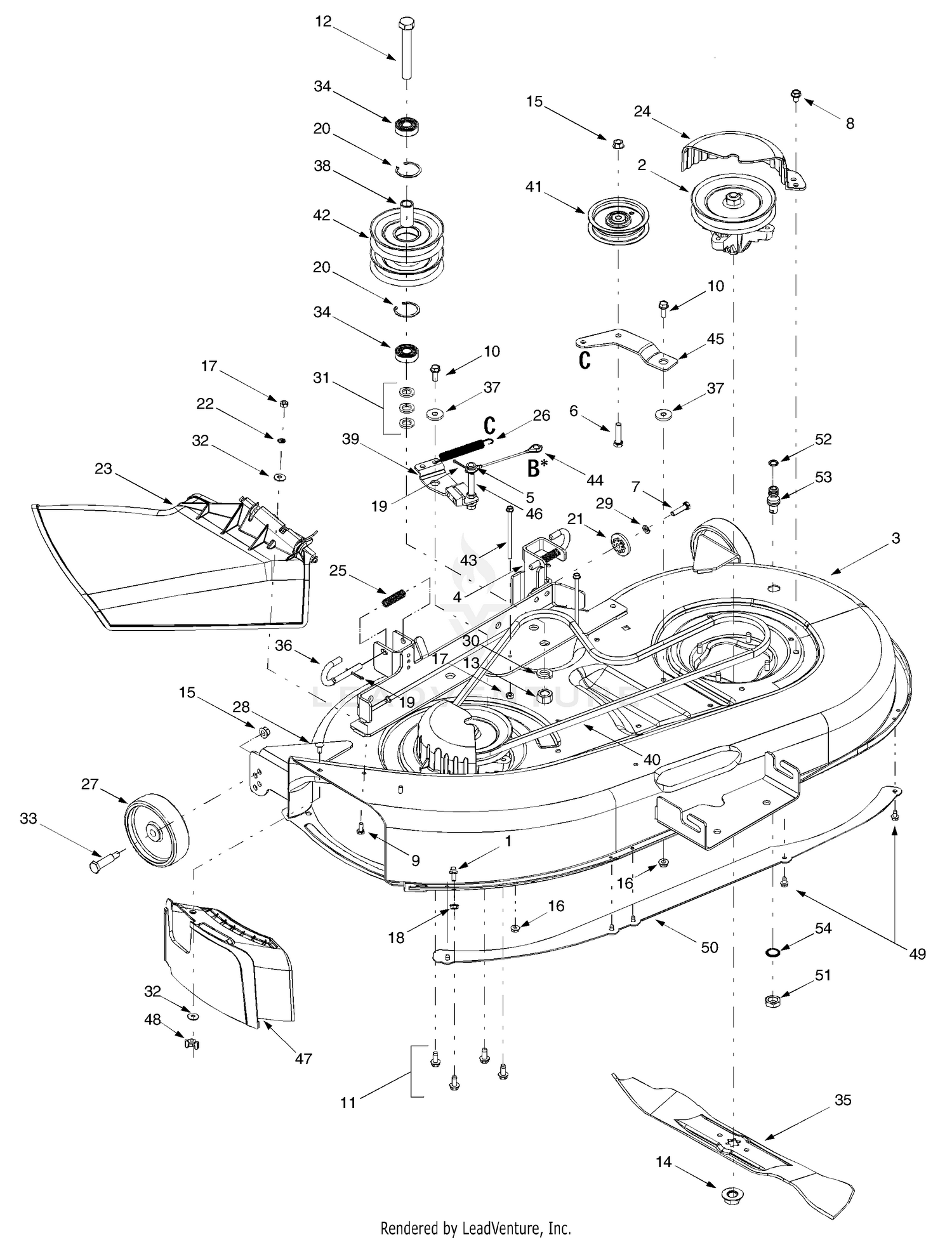 Deck Assembly G 42"