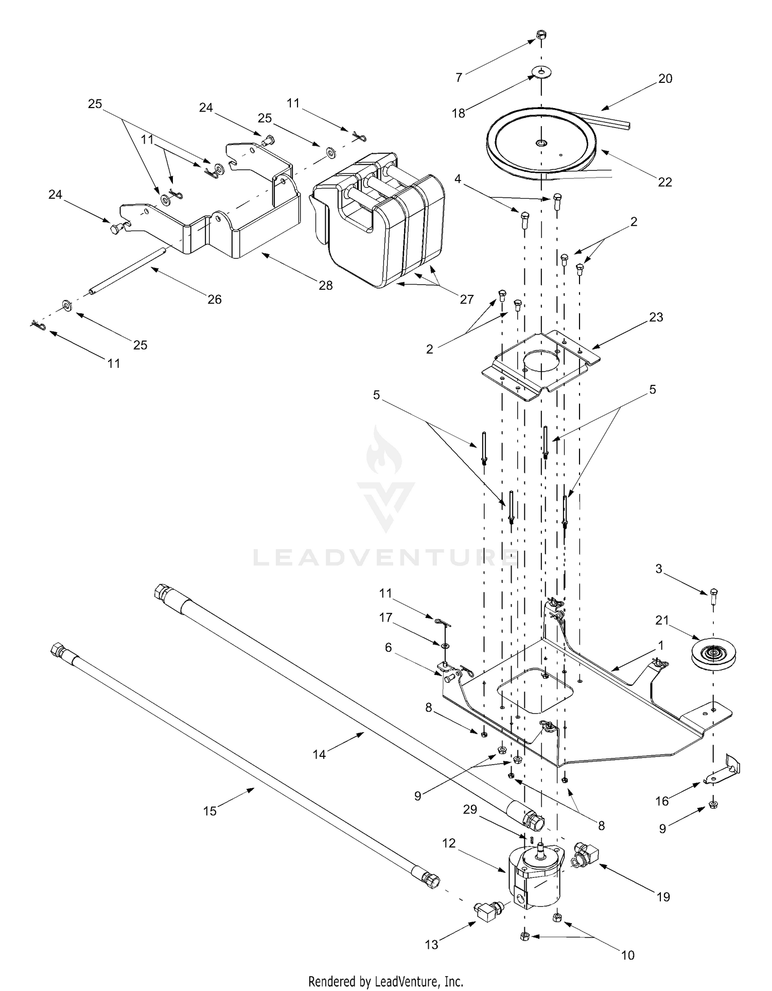 Hydraulic Pump & Undercarriage