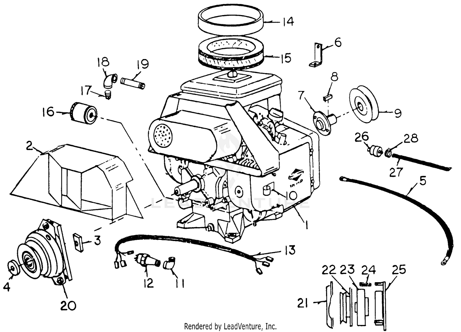 Briggs and stratton lawn deals mower engine parts