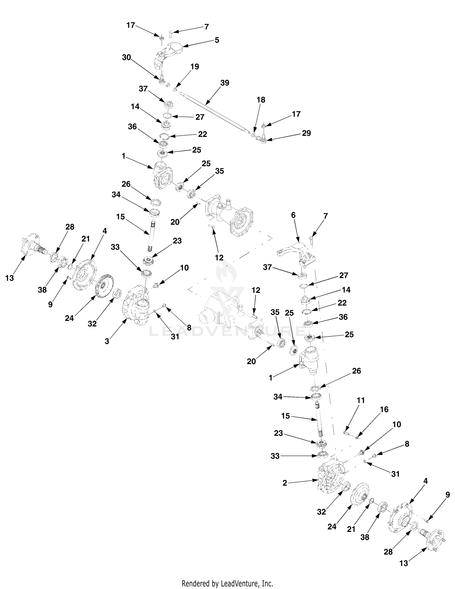 Axle Assembly 4WD