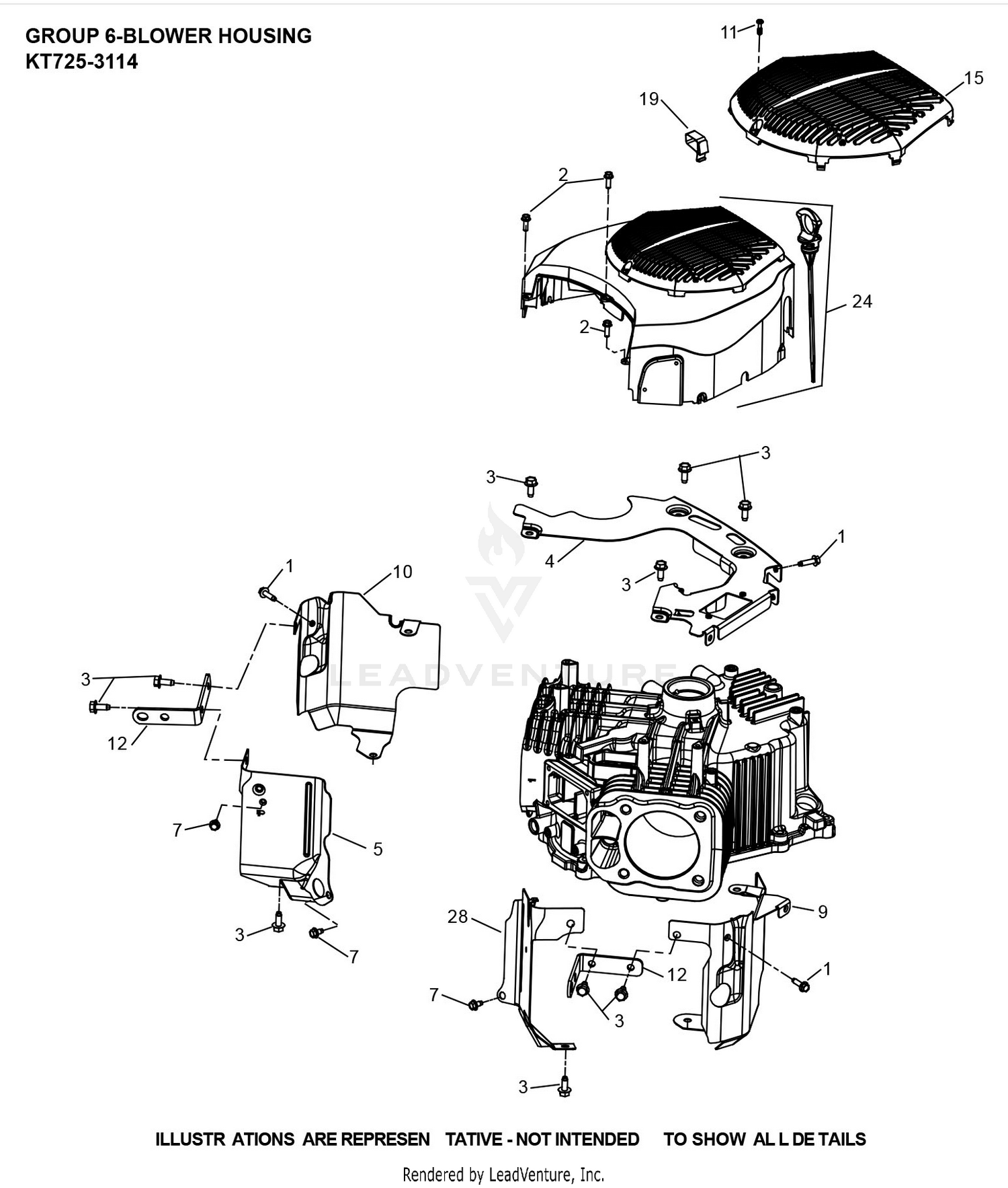 KT725-3114 Blower Housing