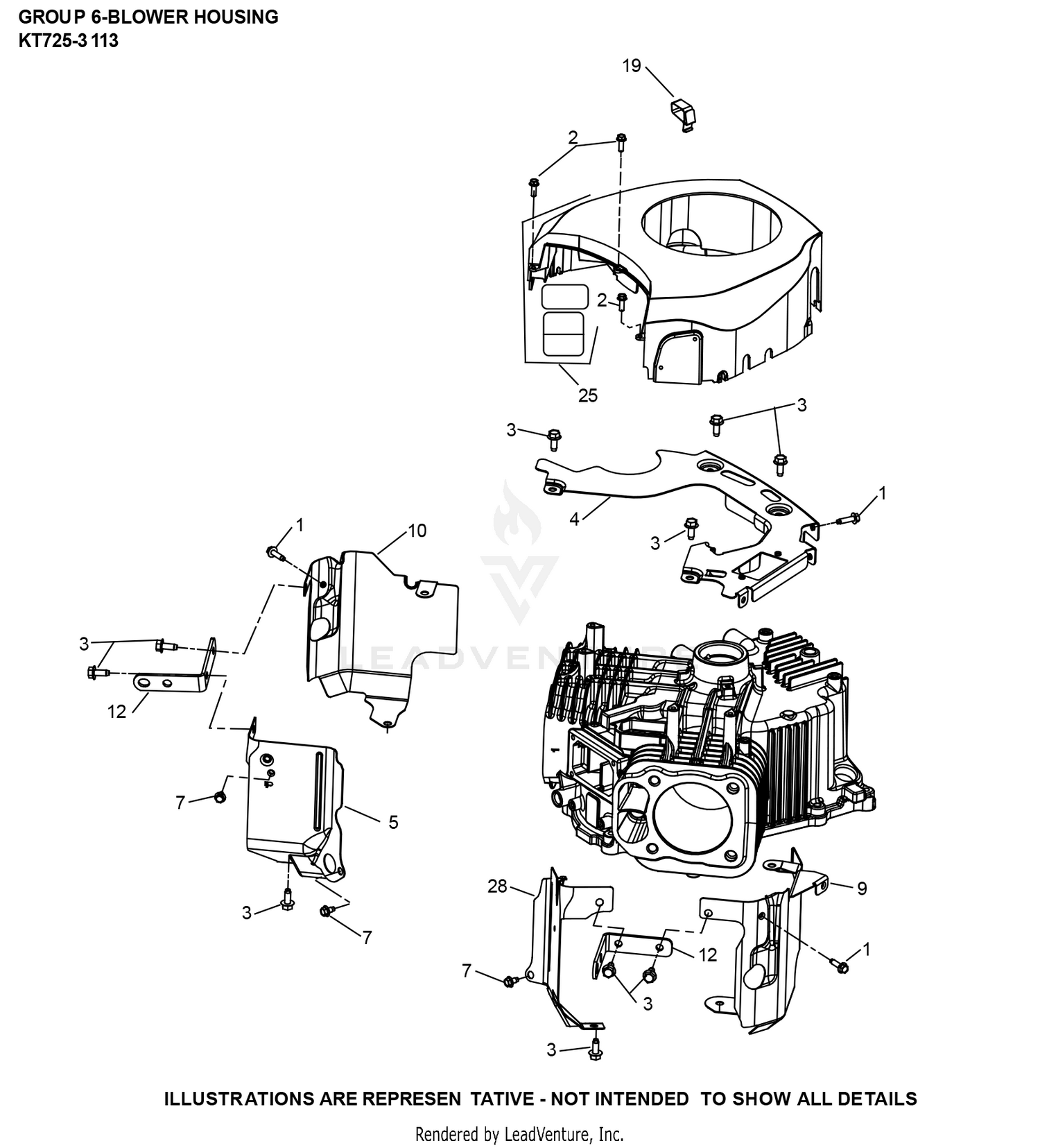 KT725-3113 Blower Housing