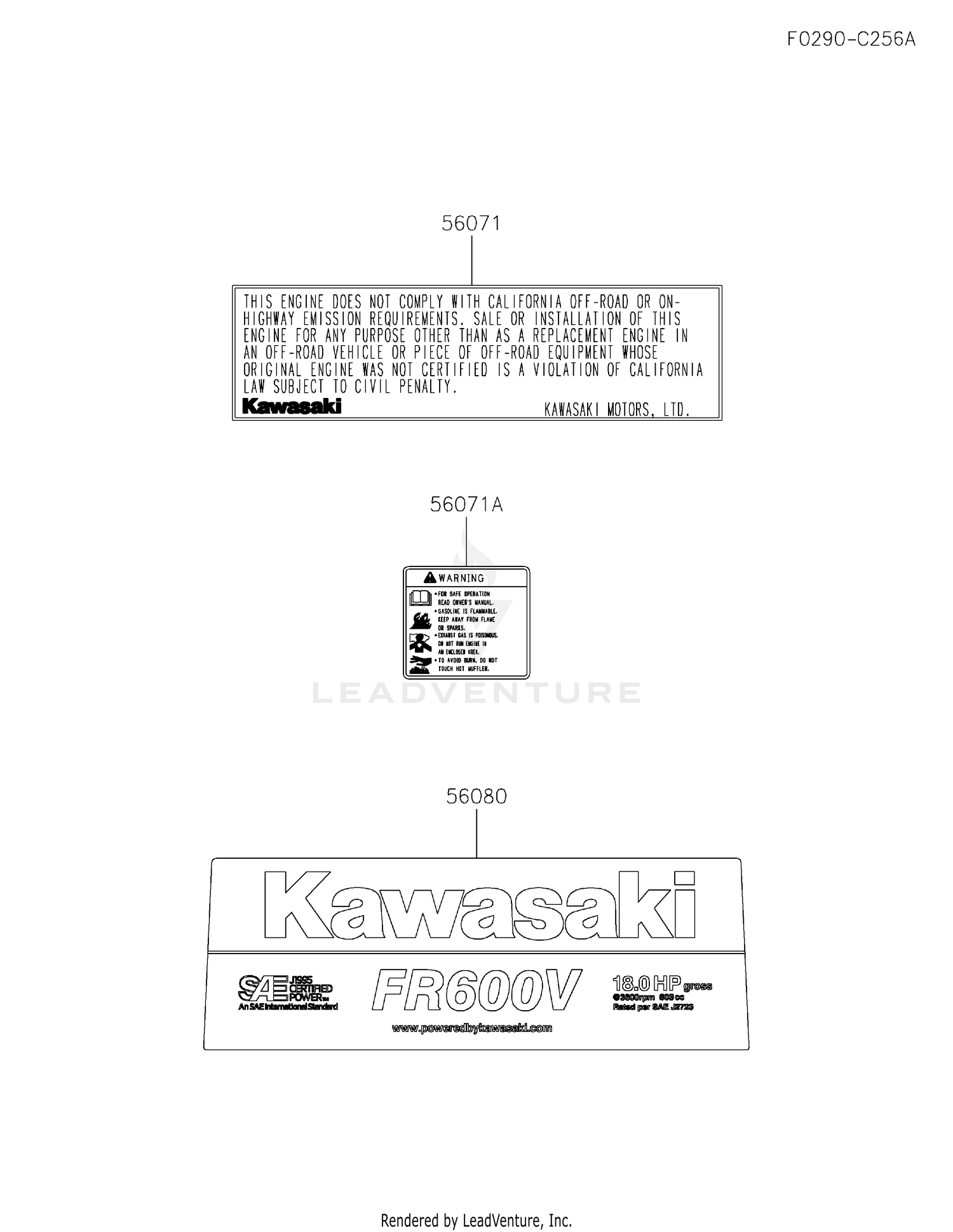 FR600V-GS06 LABEL