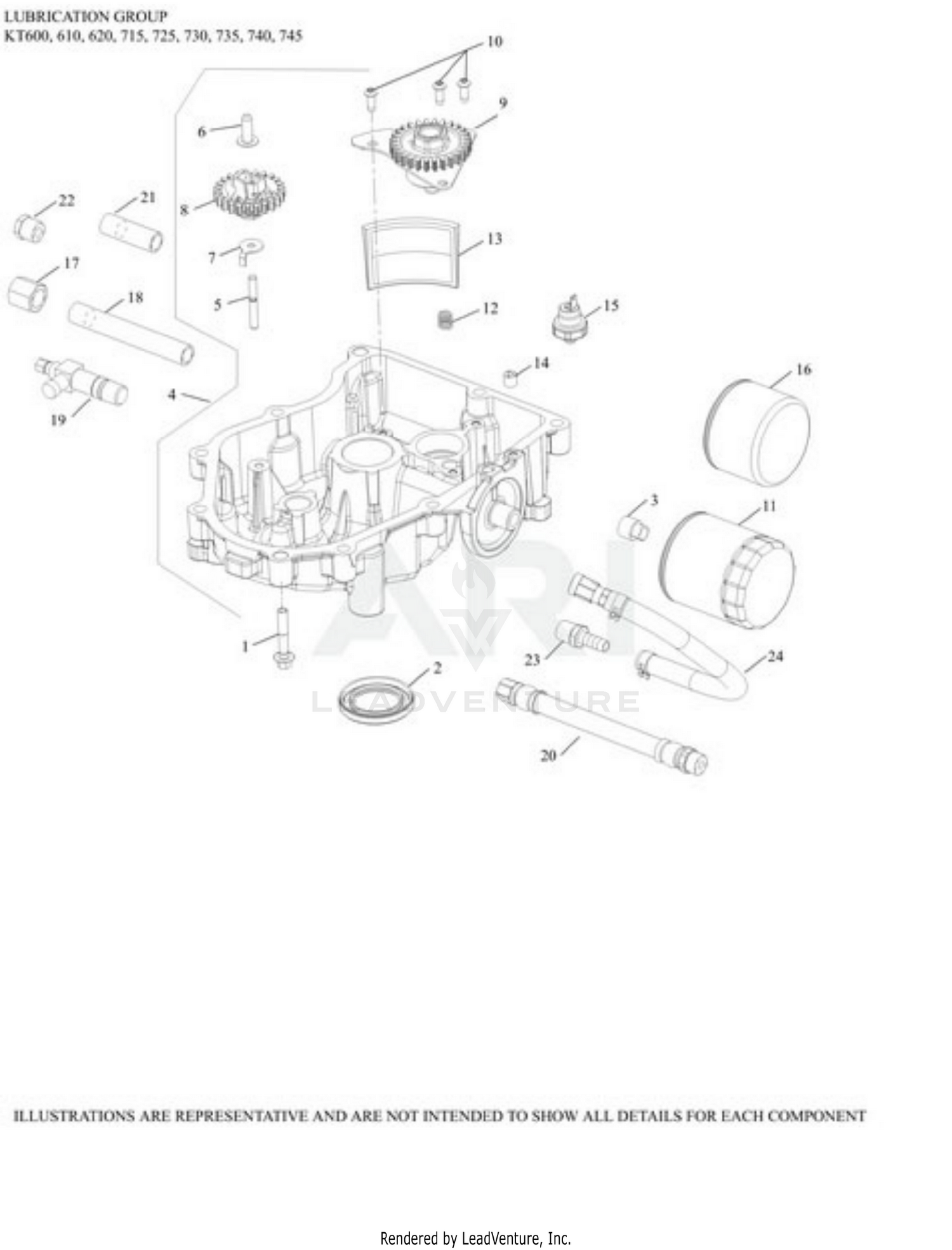 KT735-3088 Lubrication