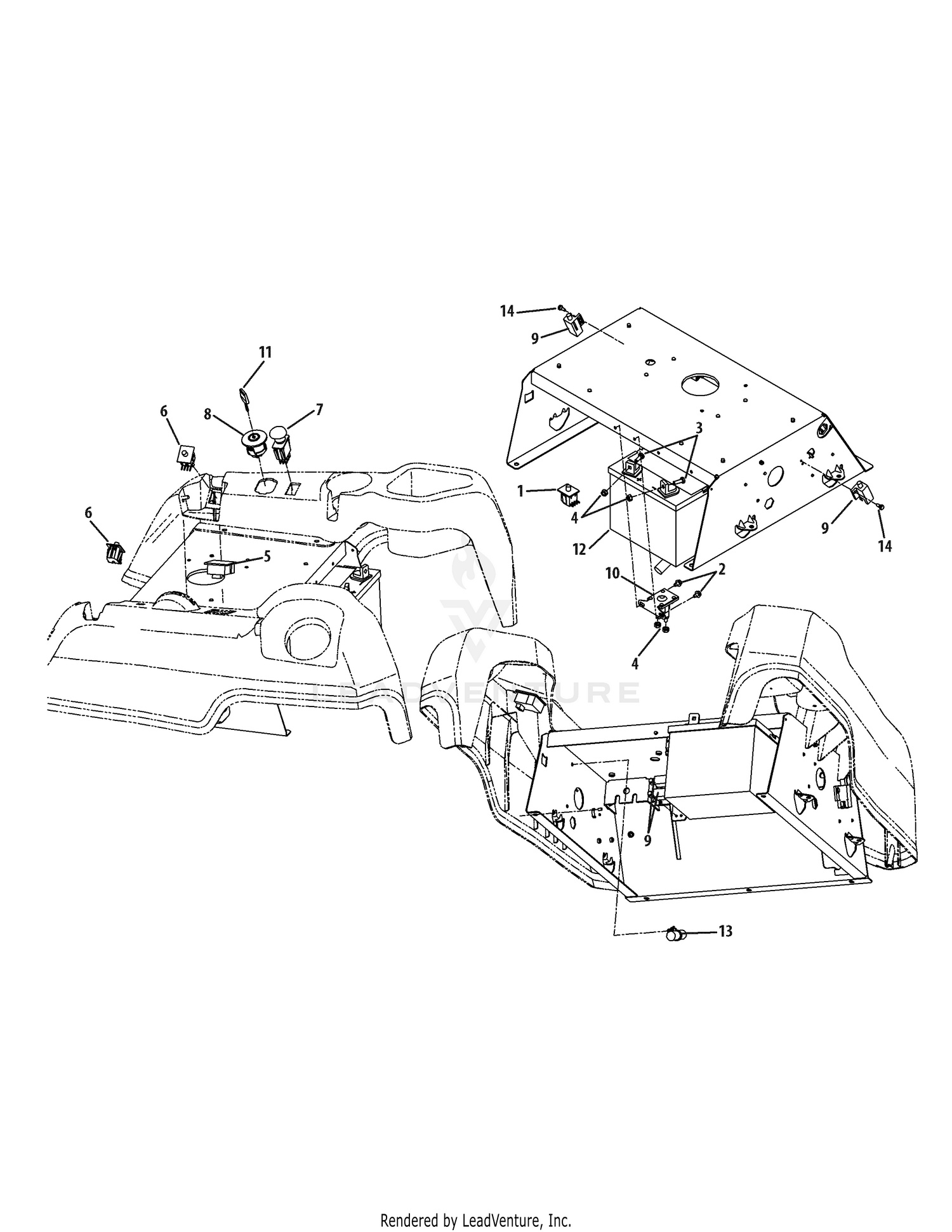 Troy-Bilt 17BF2ACP011 Mustang XP (2009) Electrical