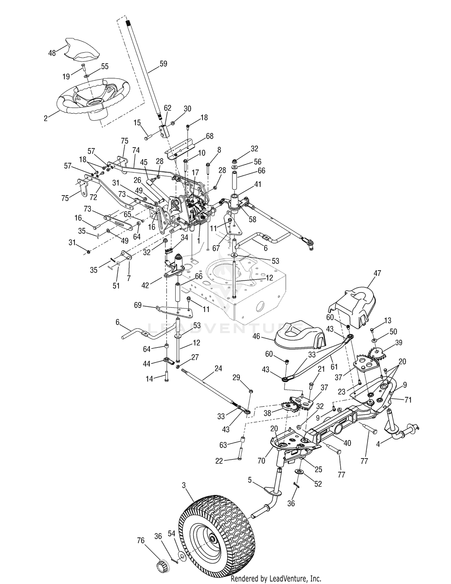 Steering Controls & Front Axle