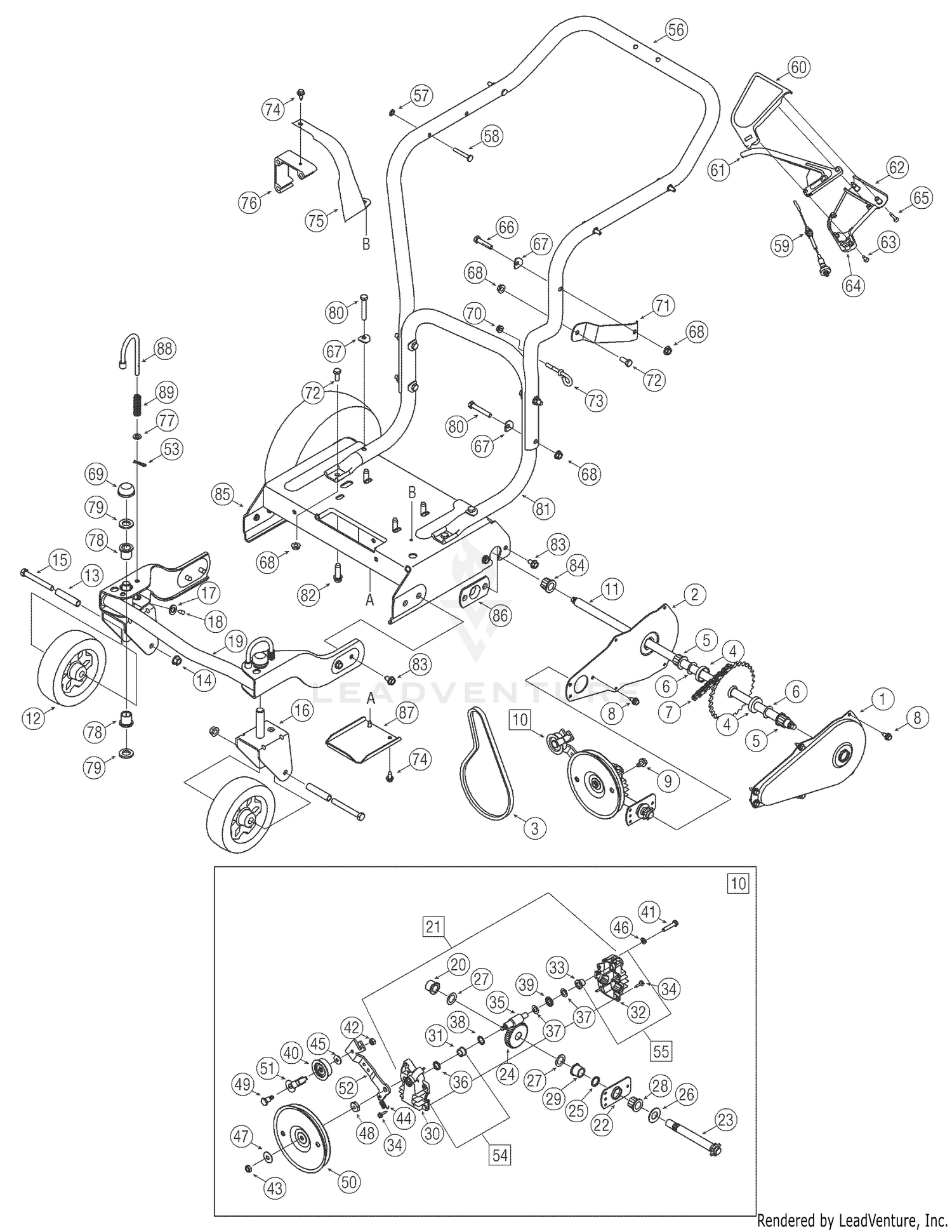 Drive and Handle Assembly