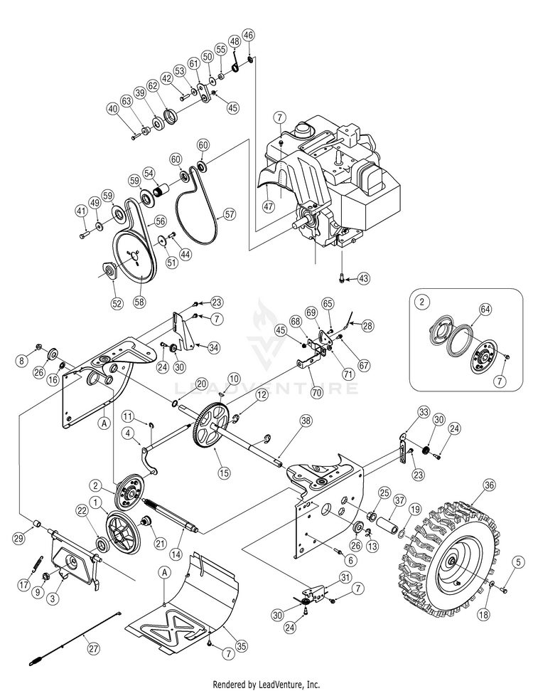Craftsman by MTD 31AS6HEG799 (247.88190) (20052) Snow Blower