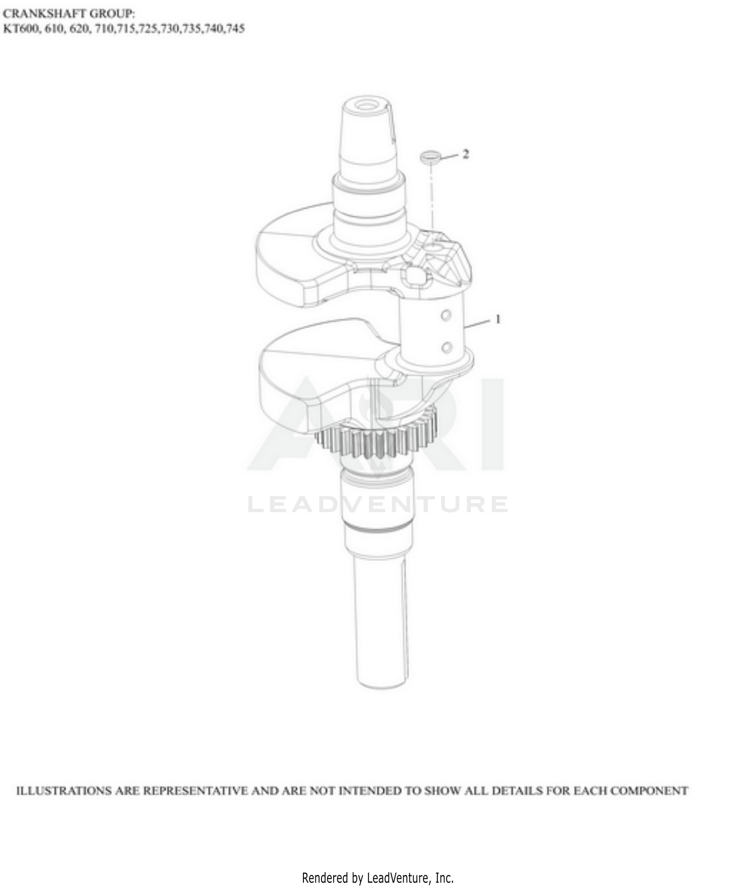 KT735-3088 CrankShaft