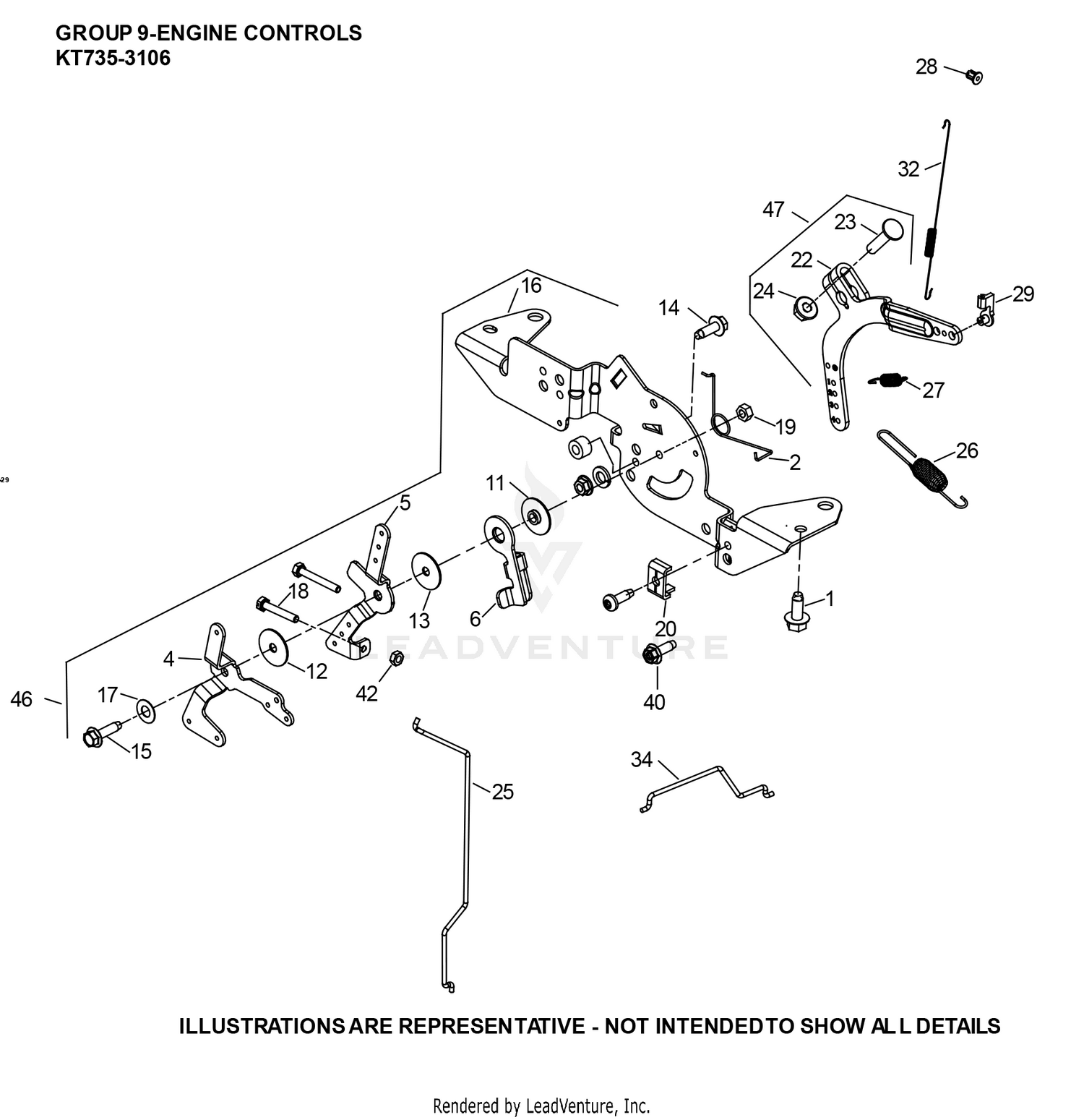 KT735-3106 Engine Controls