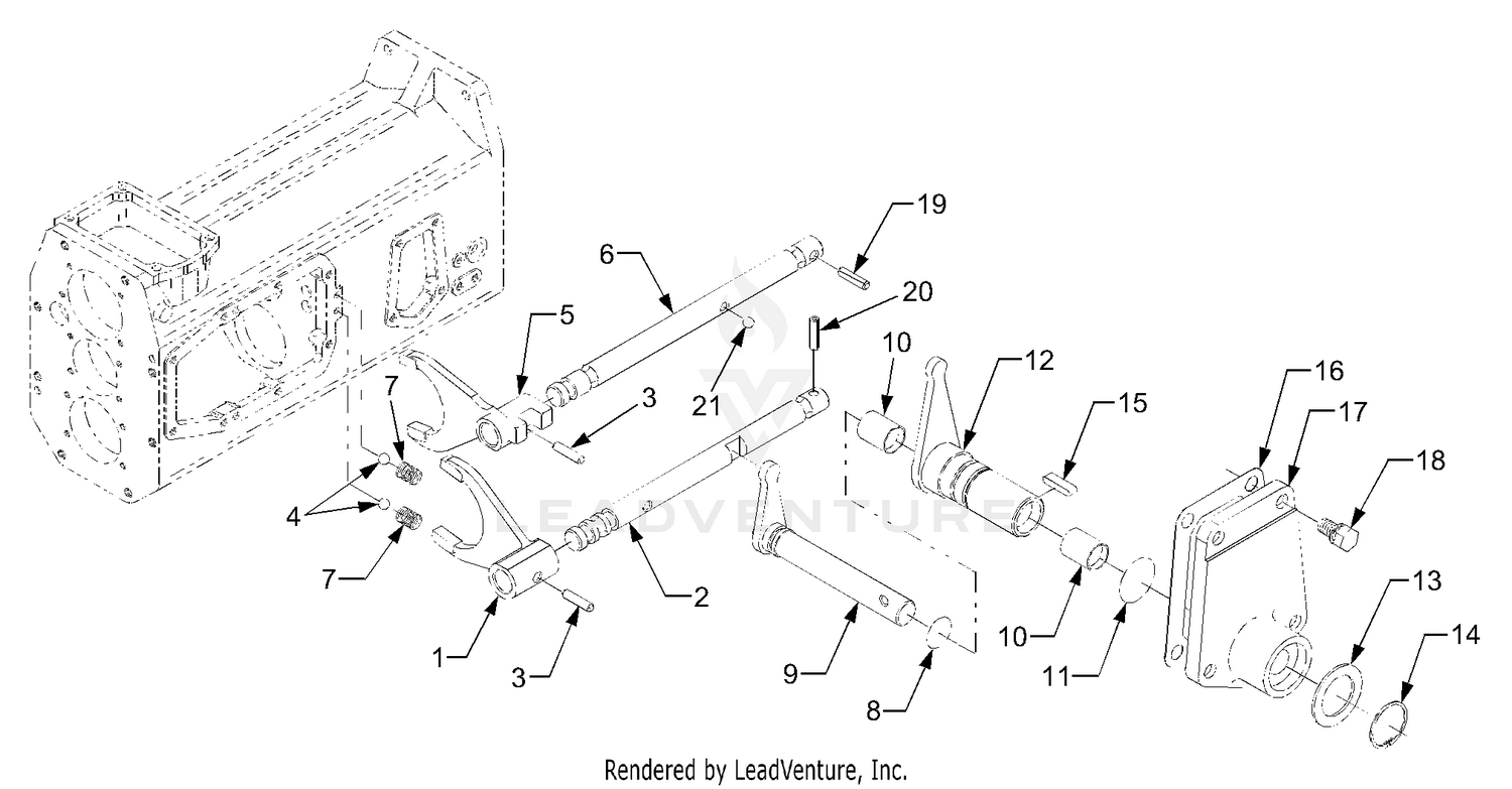 Hi-Low Fork Lever Group