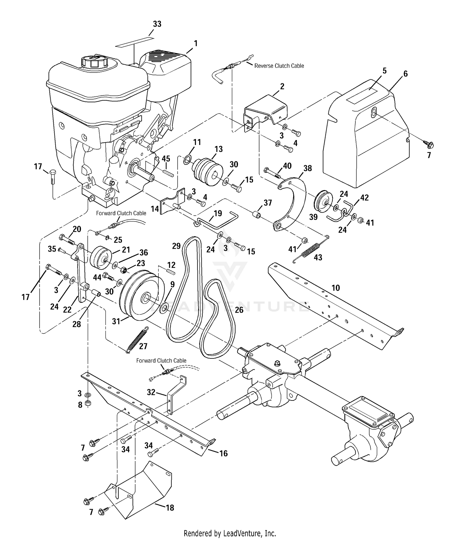 Engine, Engine Brackets And Belt Drive Systems