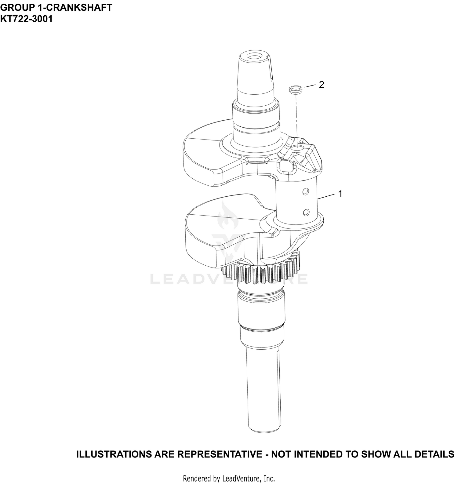 KT722-3001 CrankShaft
