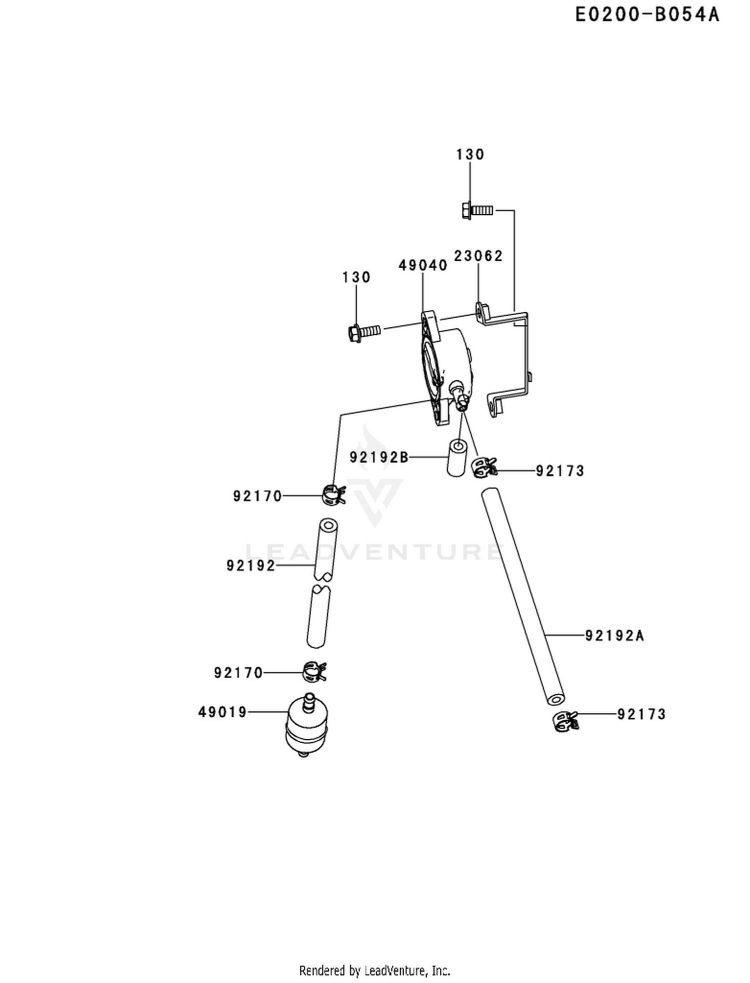 FX850V-HS11 FUEL TANK & FUEL VALVE