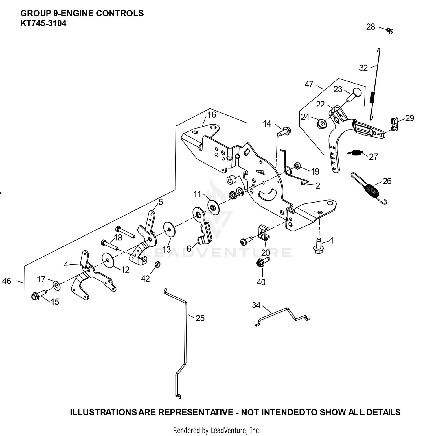 KT745-3104 Engine Controls