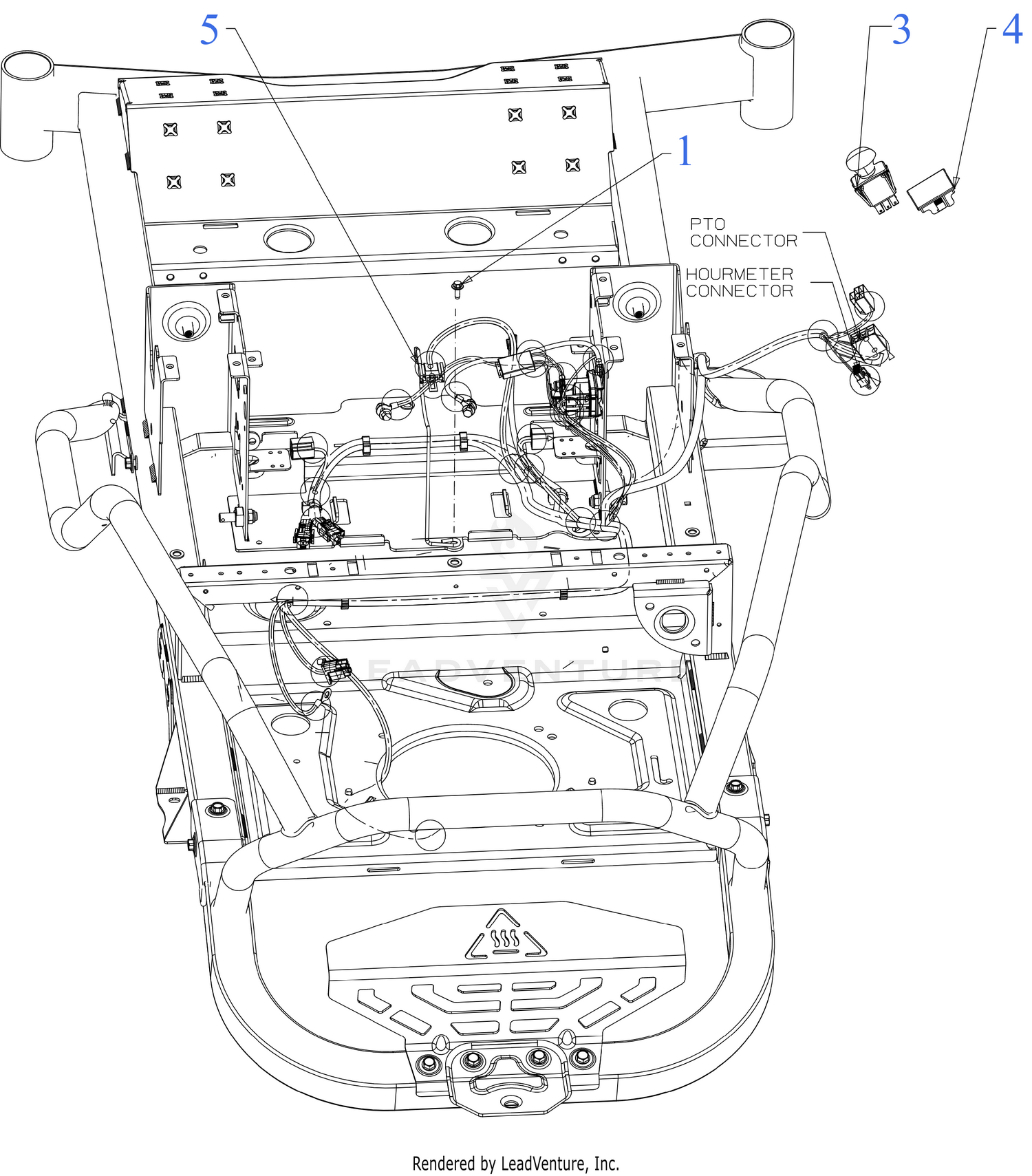 PTO Switch/Dash Plug