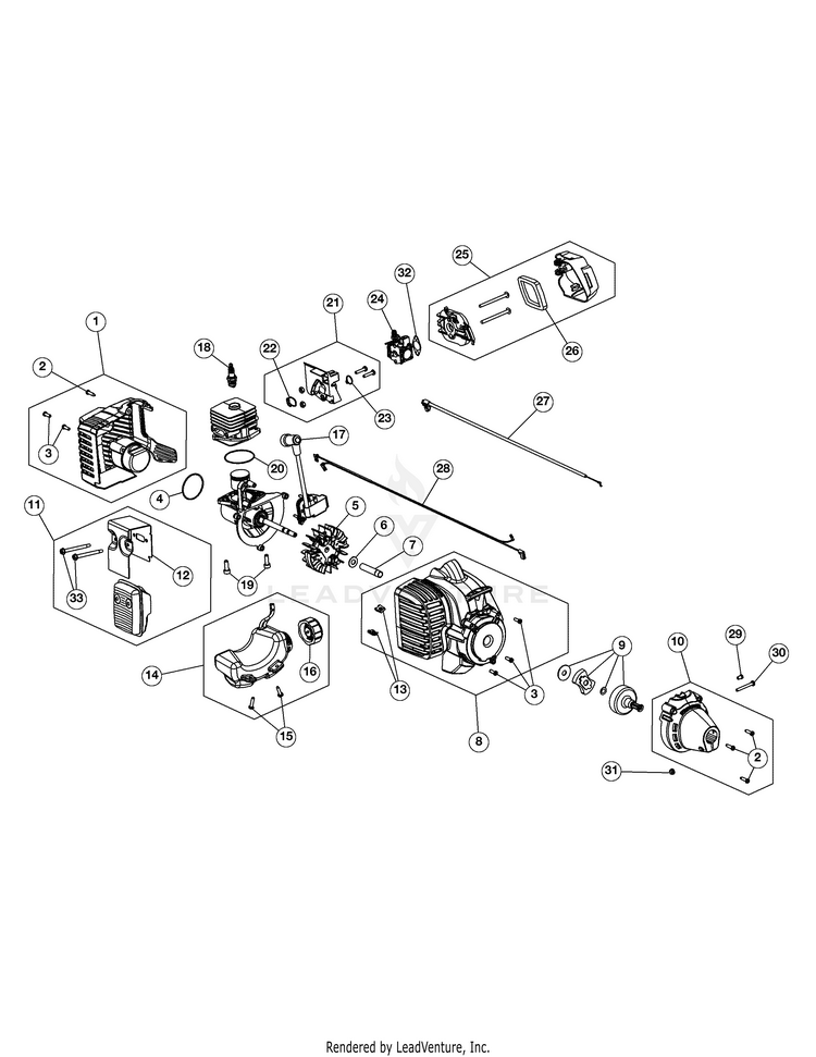 Craftsman by MTD 41ADZ11G799 (316.711370) Gas String Trimmer ...