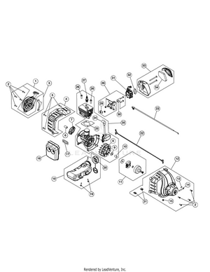 Craftsman 41AD336C799 (316.79115) Gas String Trimmer | Partswarehouse