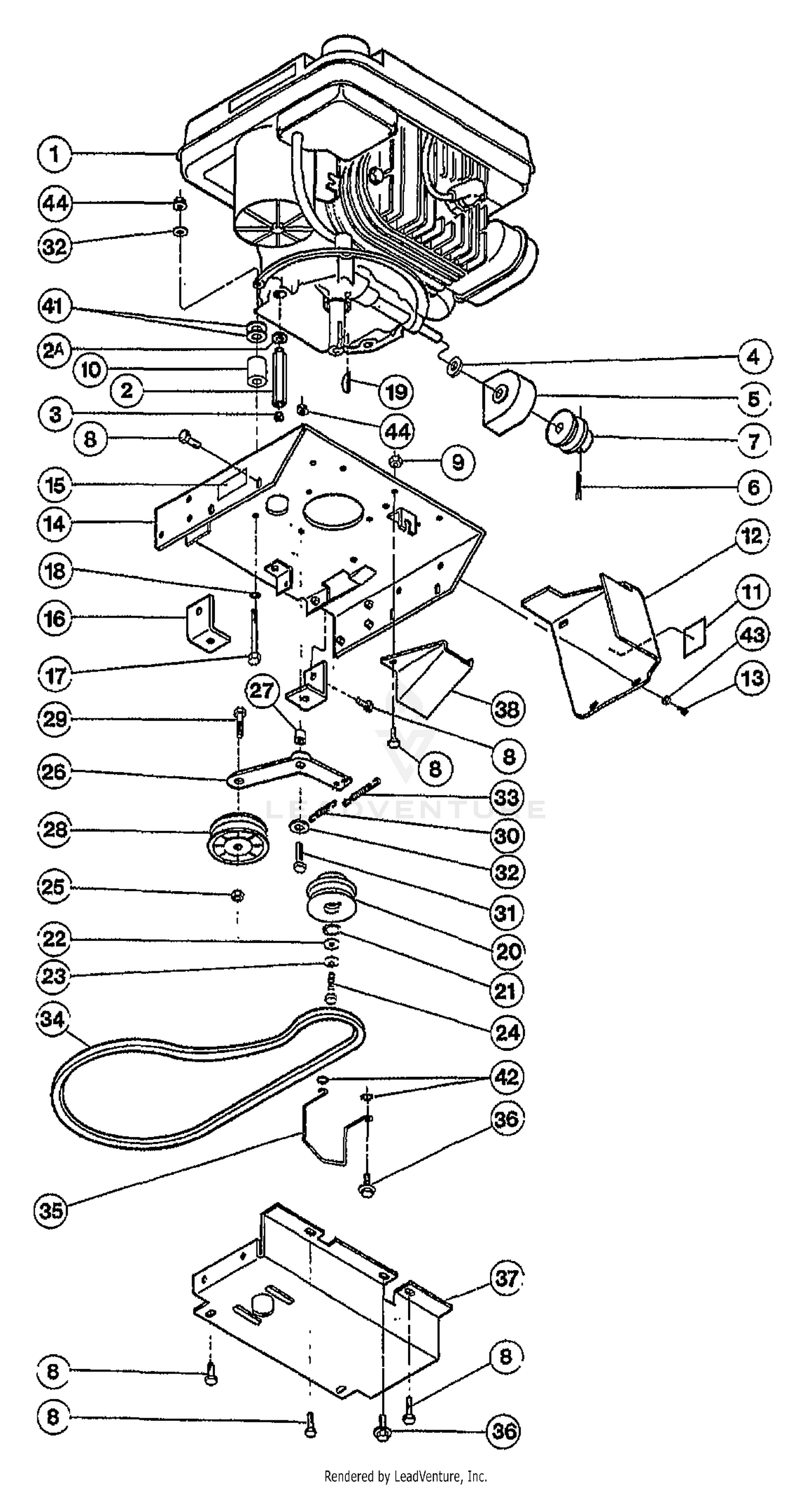 CUTTER DRIVE, ENGINE & WHEEL DRIVE