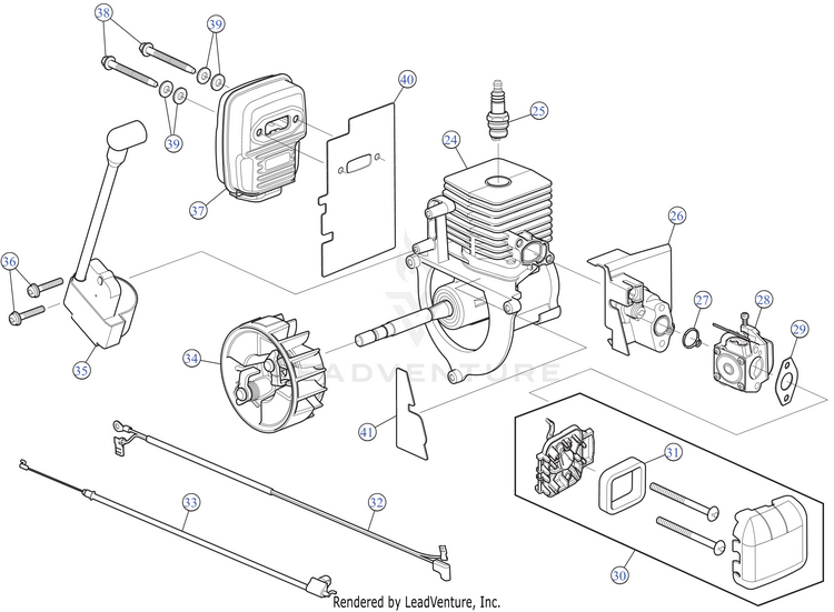 Bolens BL125 41AR79BY765 Gas Blowers PartsWarehouse
