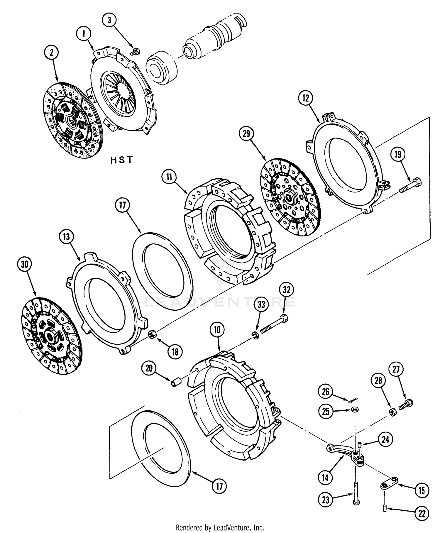 Clutch - Dual Drive (Gear)