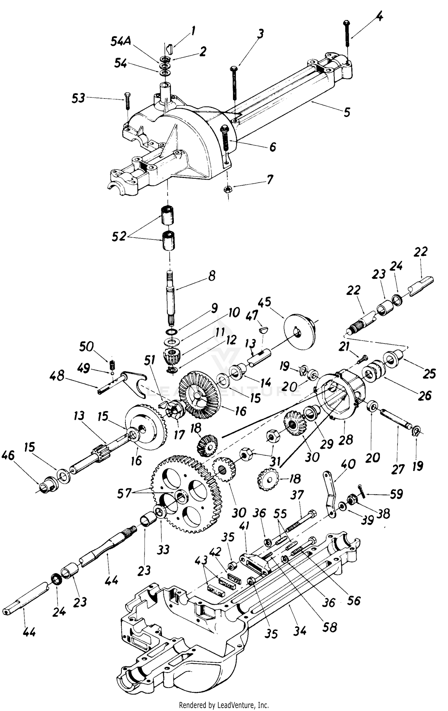 Single Speed Transaxle Right Hand