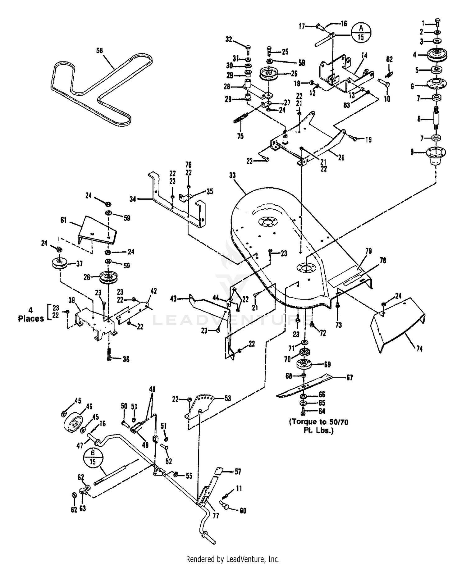 36" S.D. MOWER ATTACHMENT