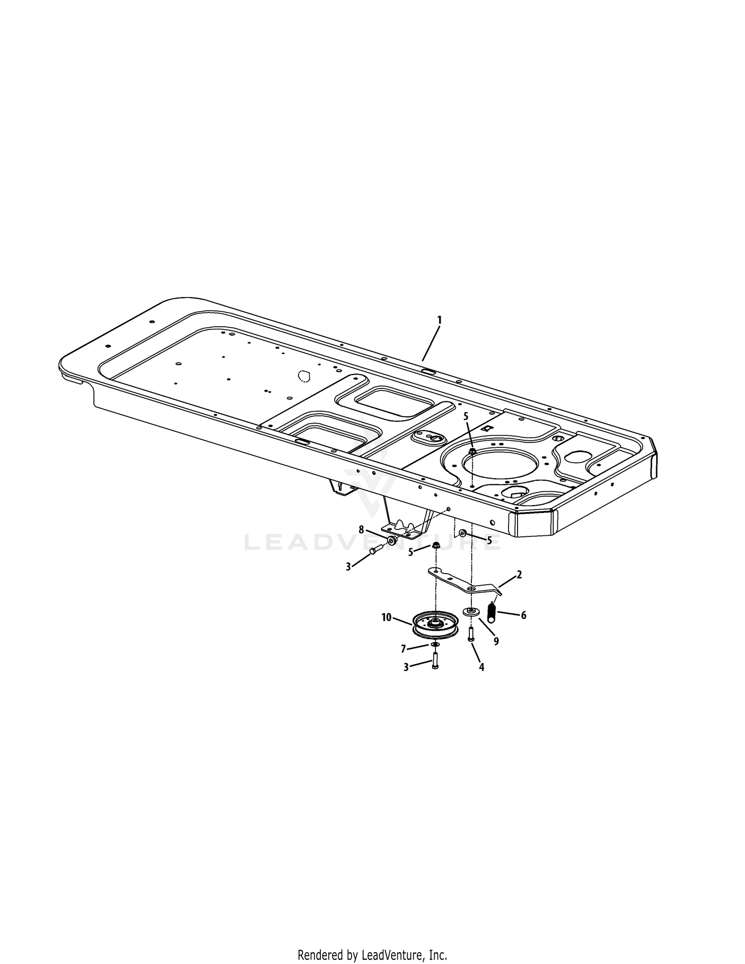Frame & Drive Idler Assembly
