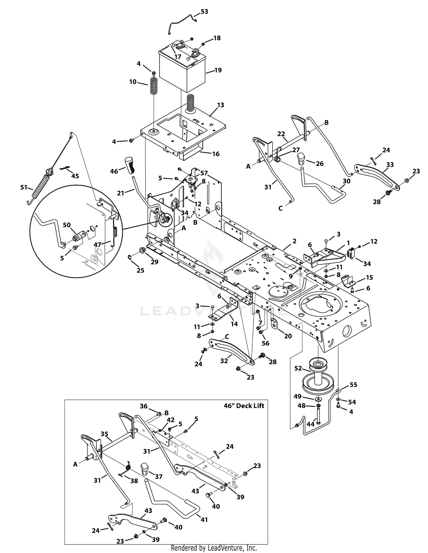 Frame & PTO Lift