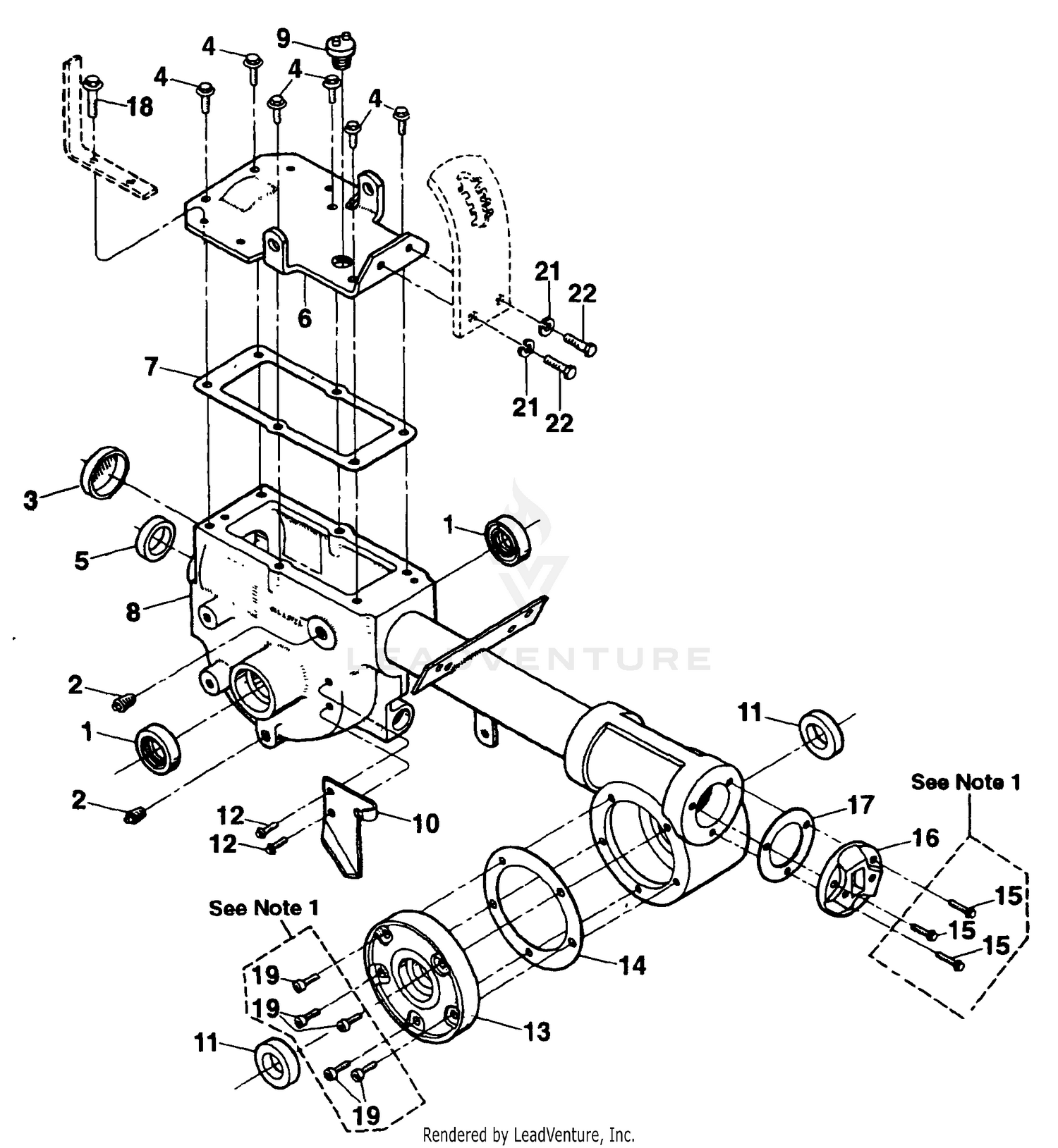 Transmission Housing, Covers, Seals, Gasket & Plugs