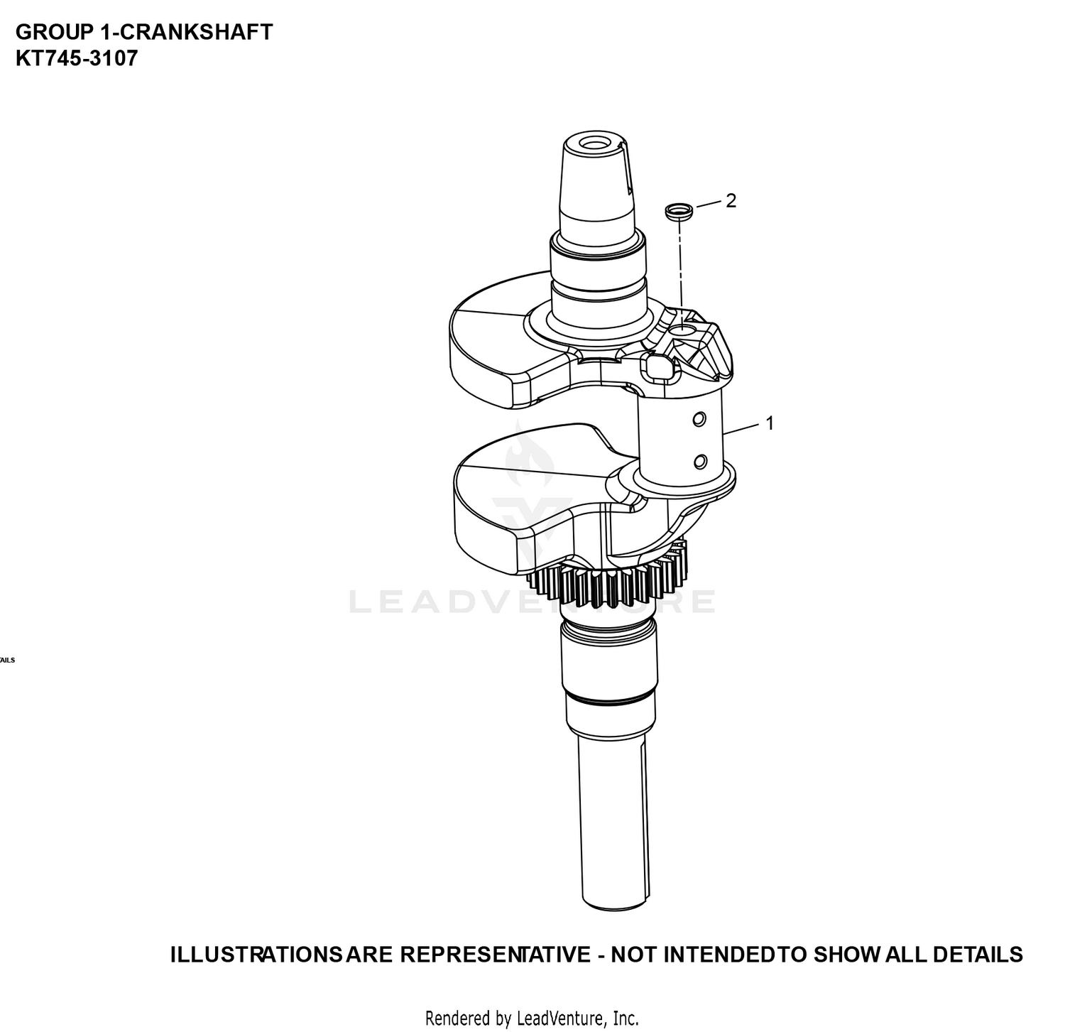 KT745-3107 CrankShaft