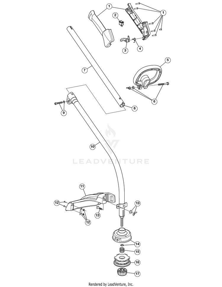 Yard Machines Y2500 41AD25CC800 Gas String Trimmer | Partswarehouse