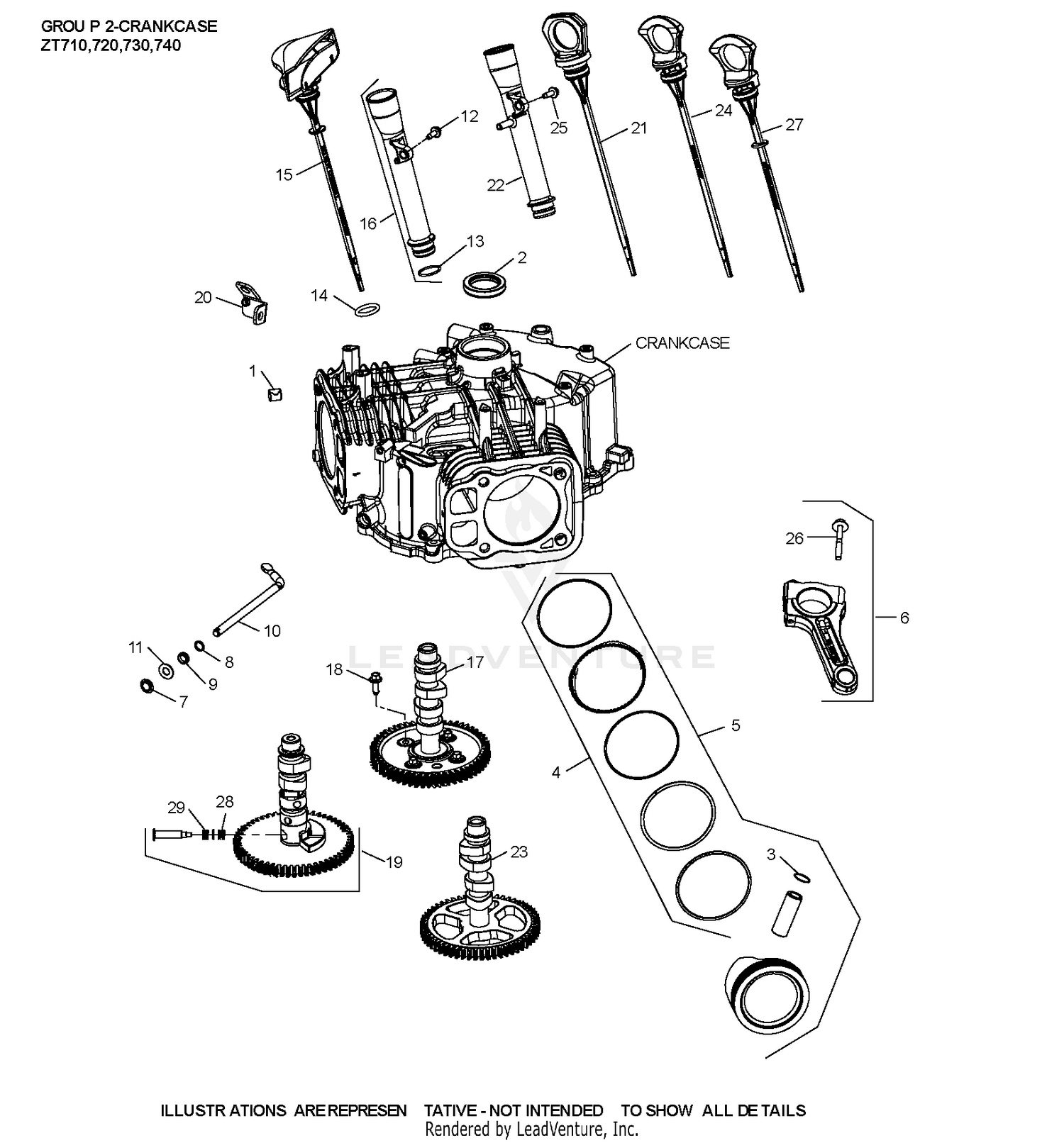 ZT740-3064 CrankCase